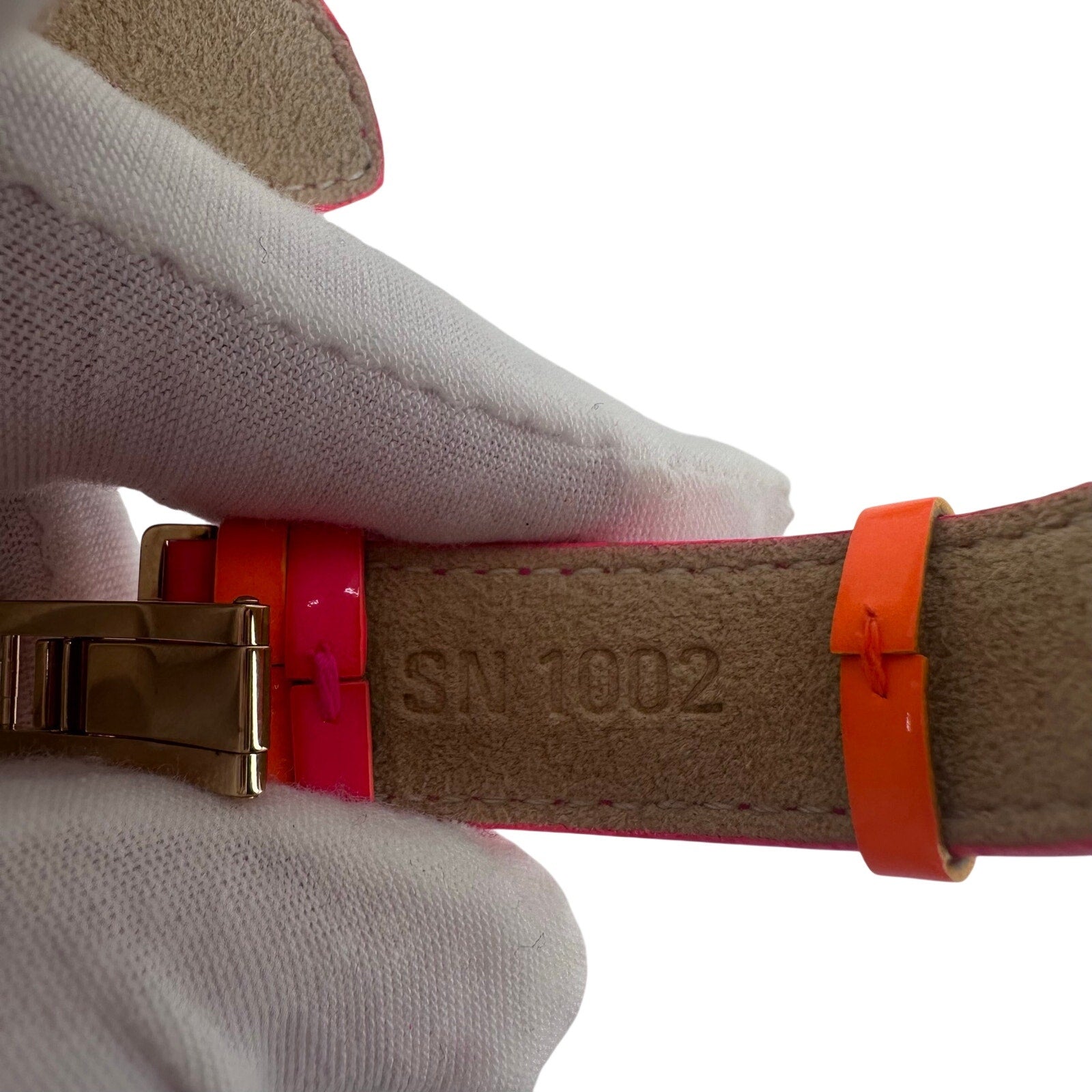Louis Vuitton LV Monogram Vernis Good Luck Bracelet Robert Wilson Limited Edition Neon Pink Rare