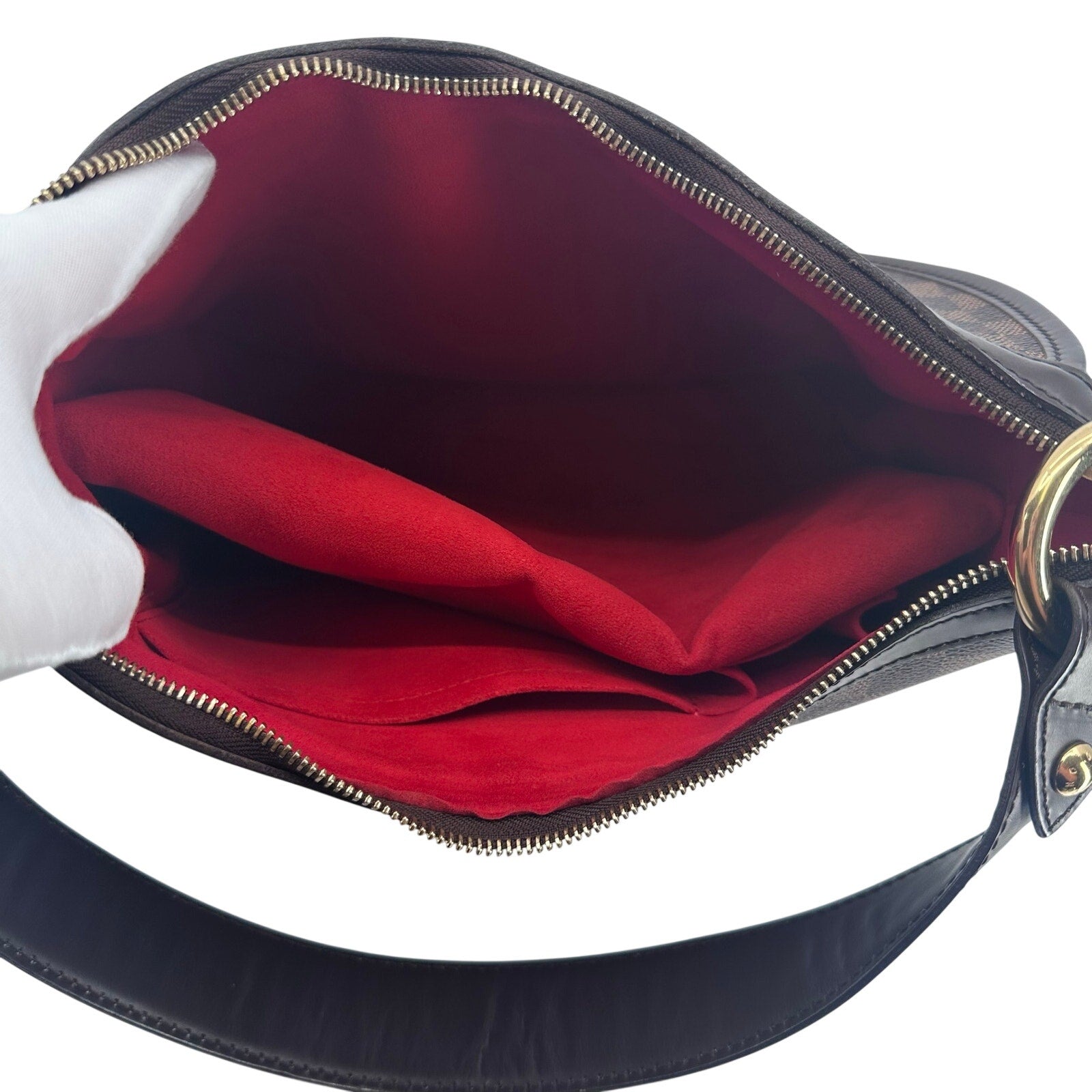 Louis Vuitton LV Damier Ebene Highbury Shoulder Bag