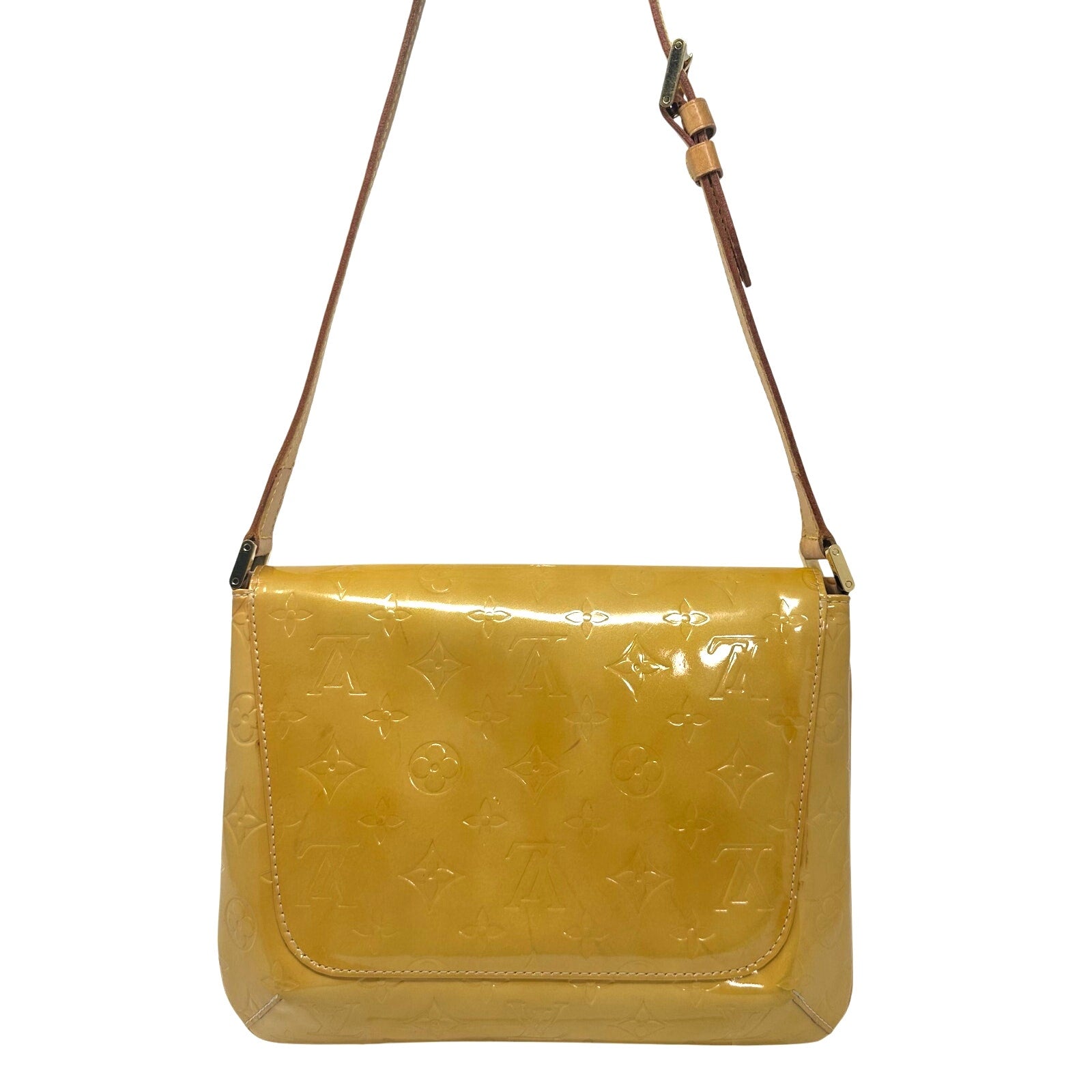 Louis Vuitton LV Vernis Yellow Thompson Street Shoulder Bag