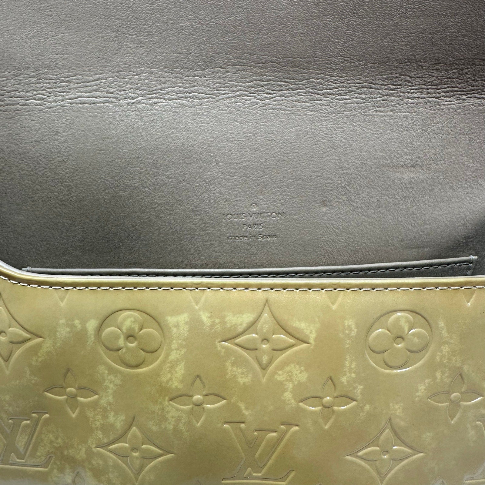 Louis Vuitton LV Vernis Yellow Thompson Street Shoulder Bag