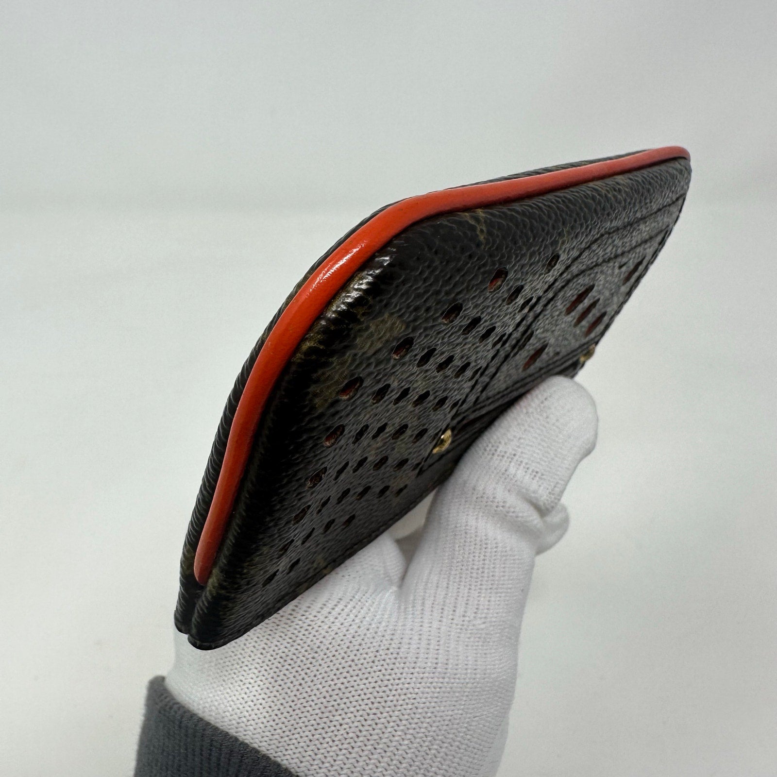 Louis Vuitton LV Monogram Perfo Pochette Cles Wallet Coin Pouch