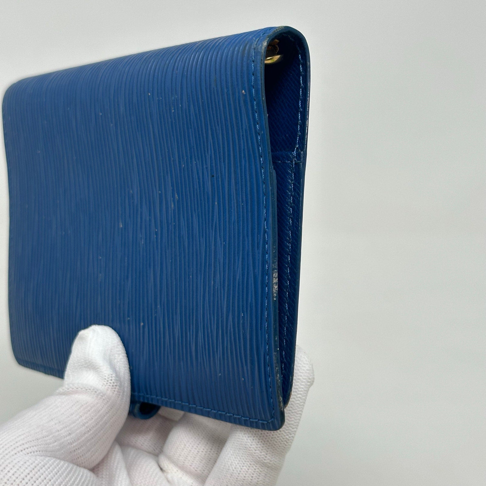 Louis Vuitton LV Epi PM Agenda Cover Blue