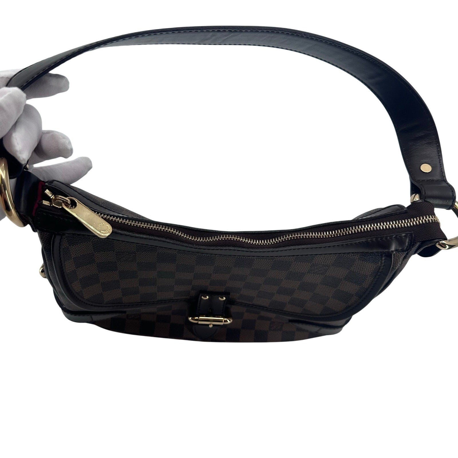 Louis Vuitton LV Damier Ebene Highbury Shoulder Bag