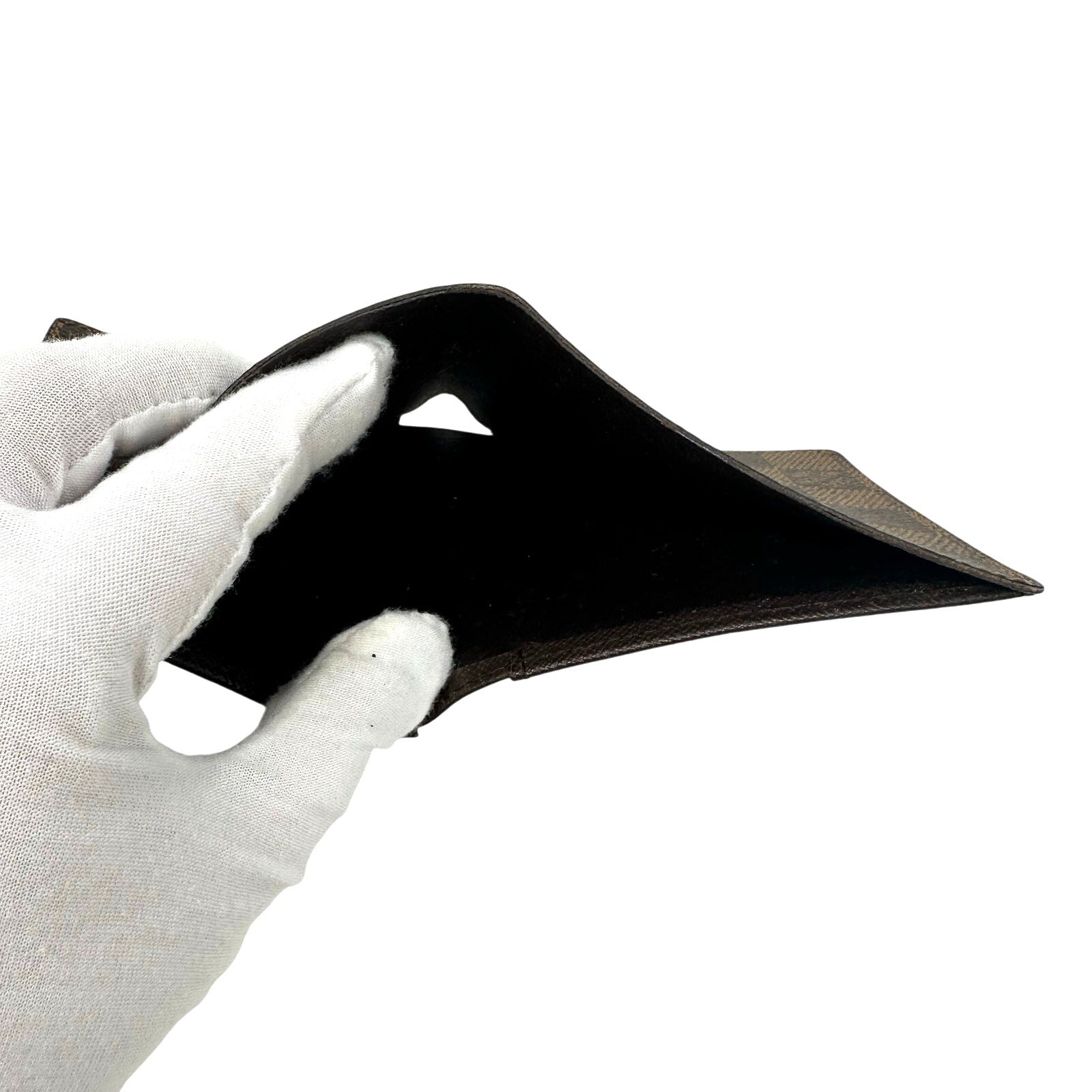 Louis Vuitton LV Damier Ebene Slim Card Holder Bifold Wallet