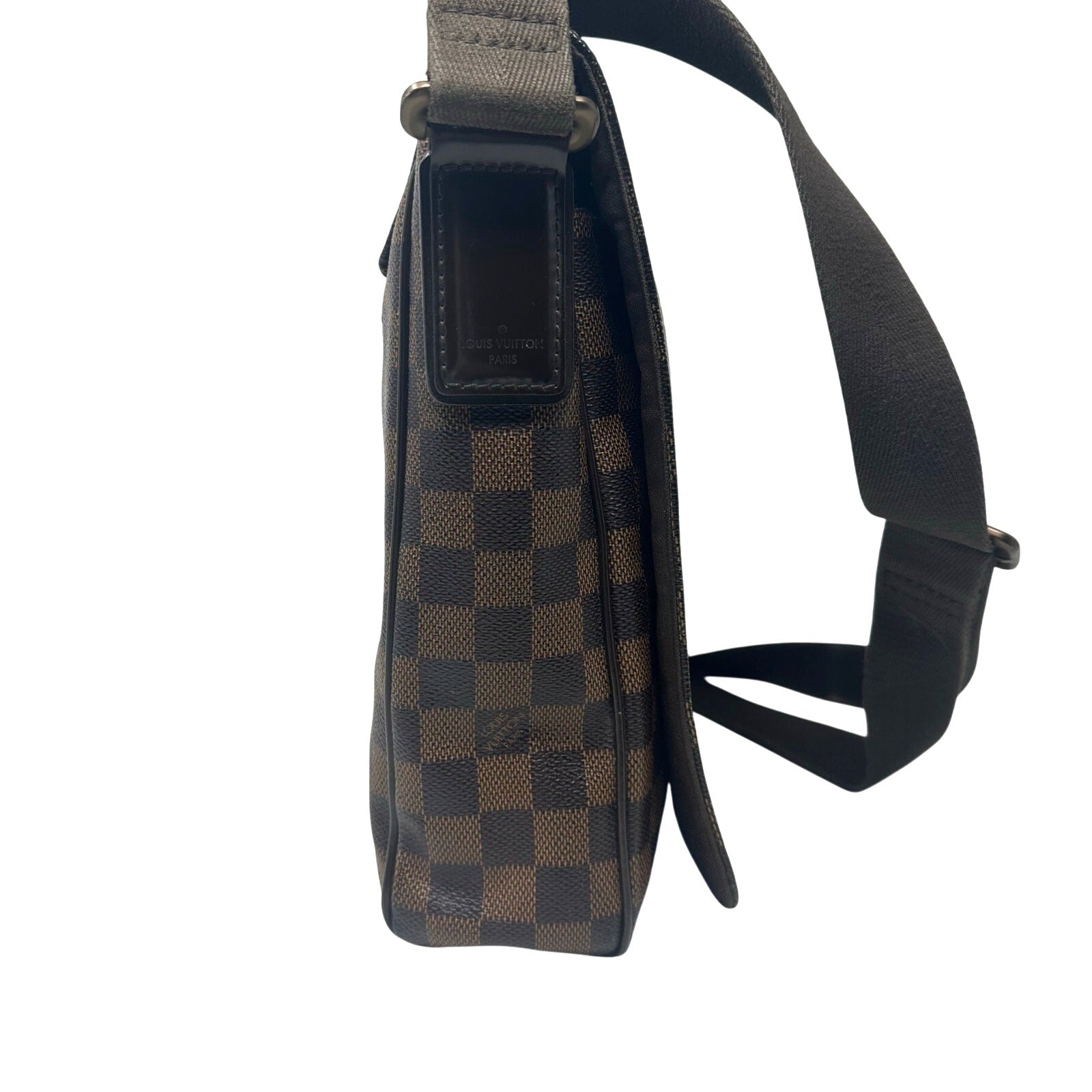 Louis Vuitton LV Damier Ebene District MM Crossbody Messenger Bag
