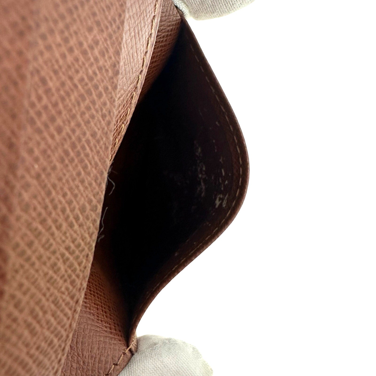 Louis Vuitton LV Monogram Slim Profile Bifold Wallet Card Holder