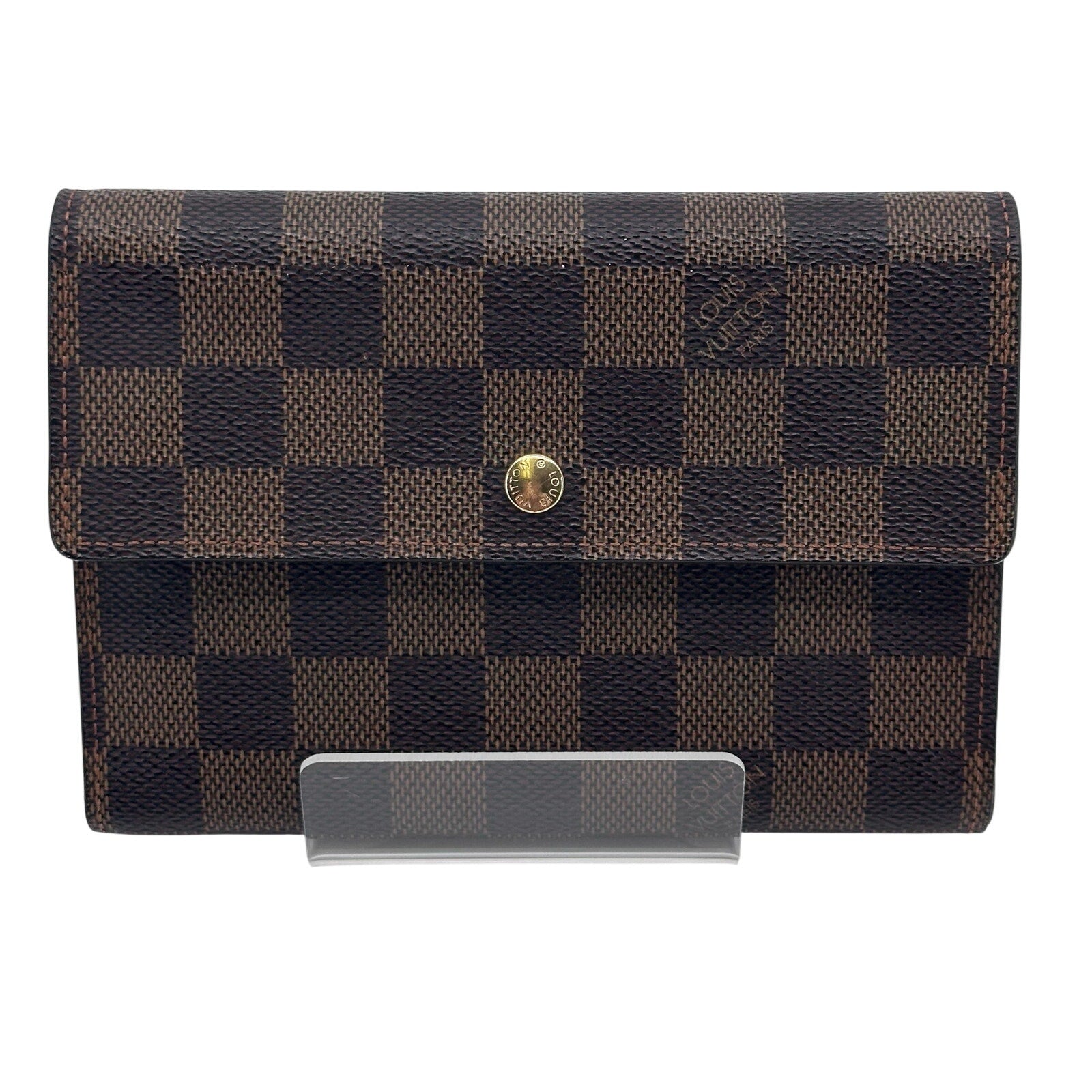 Louis Vuitton LV Damier Ebene Porte Tresor Etui Papie International Wallet