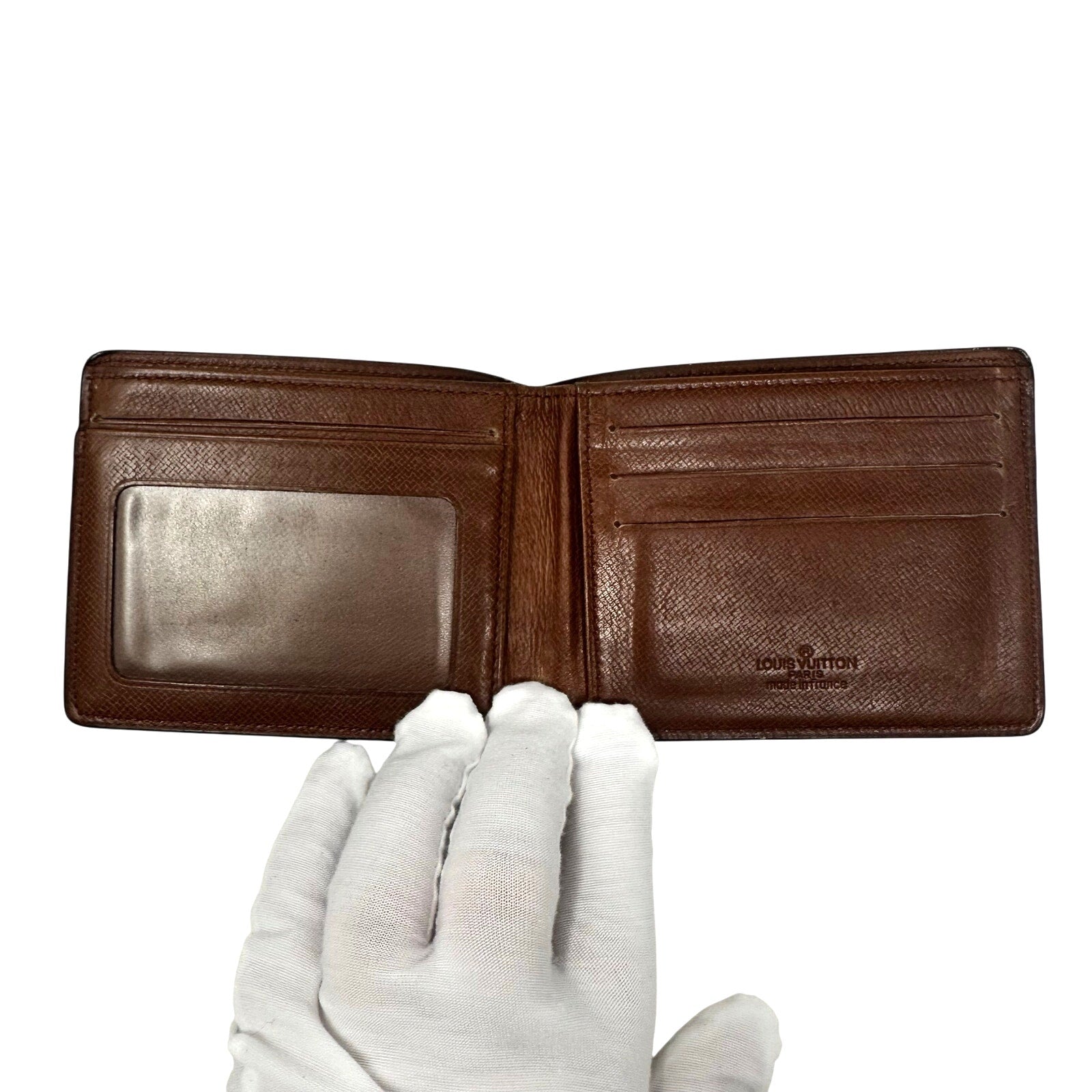 Louis Vuitton LV Monogram Short Slim ID Bifold Wallet