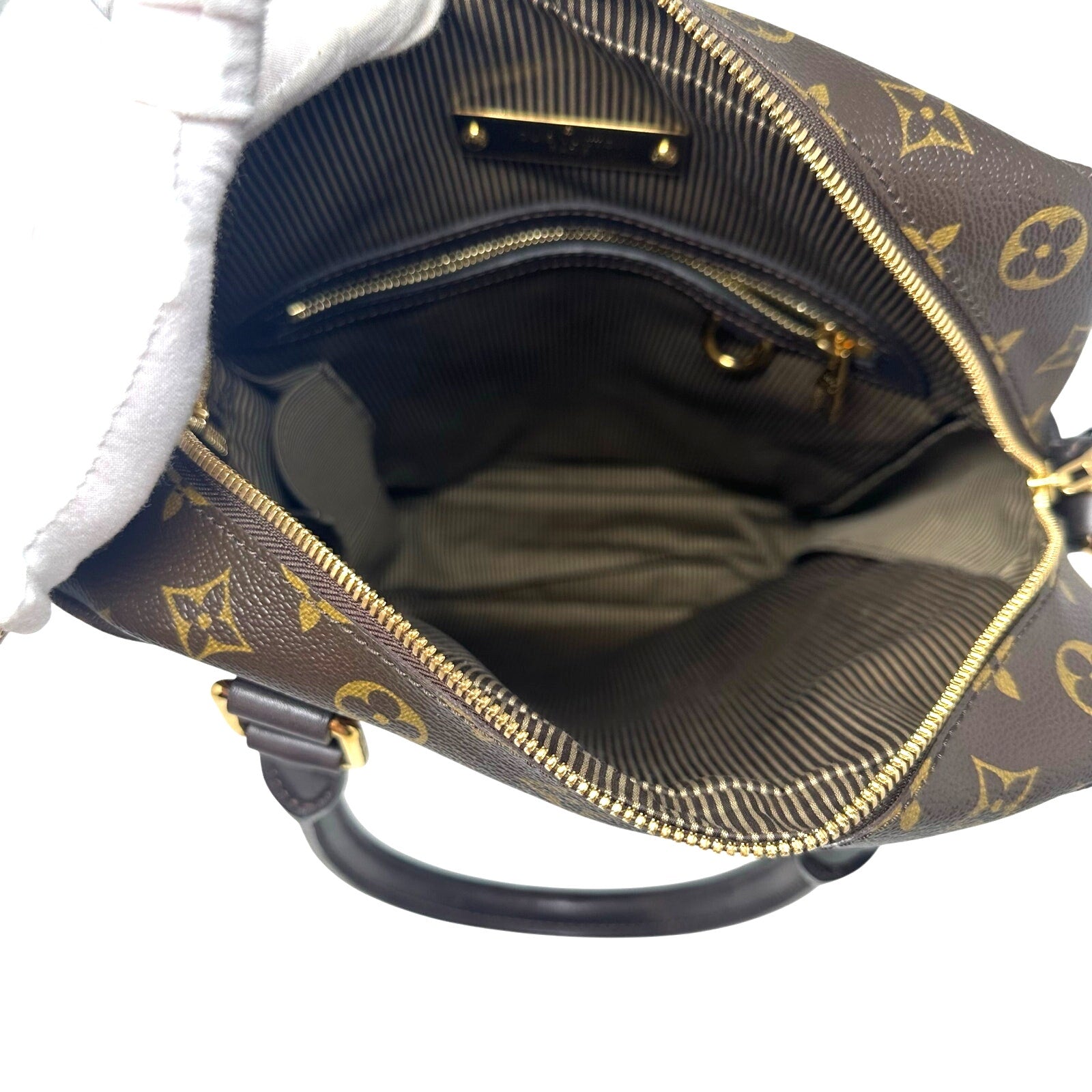 Louis Vuitton LV Monogram Bequia Porte Documents Vertical Bag