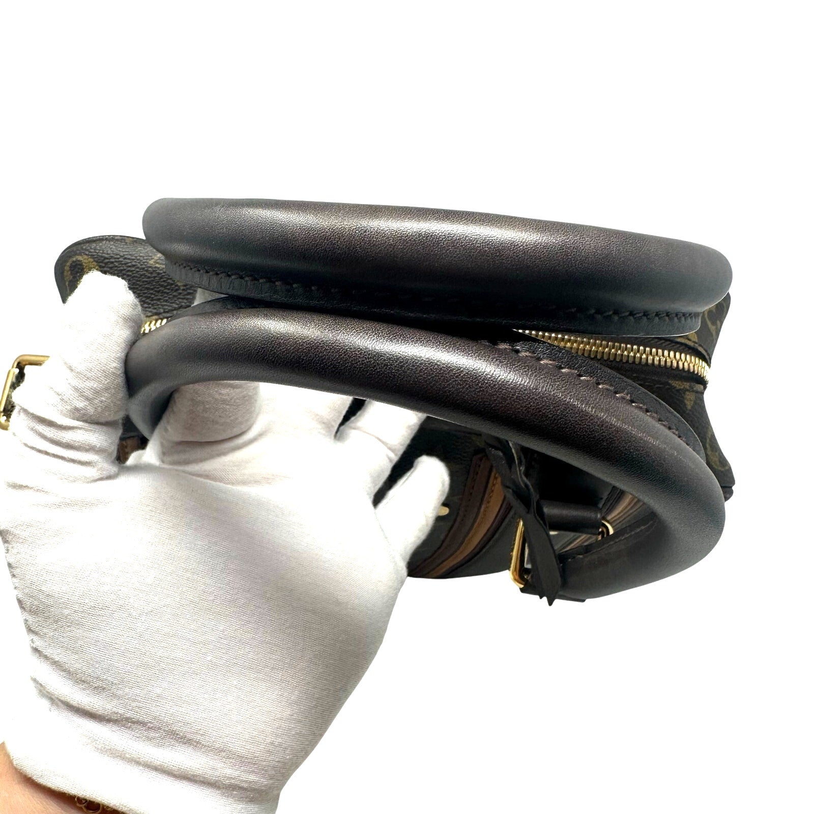 Louis Vuitton LV Monogram Bequia Porte Documents Vertical Bag