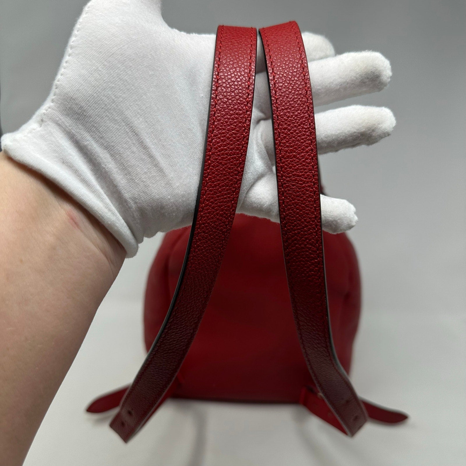 Louis Vuitton LV Empriente Leather Sorbonne Backpack MM Cerise Cherry Red Mini Backpack Bag