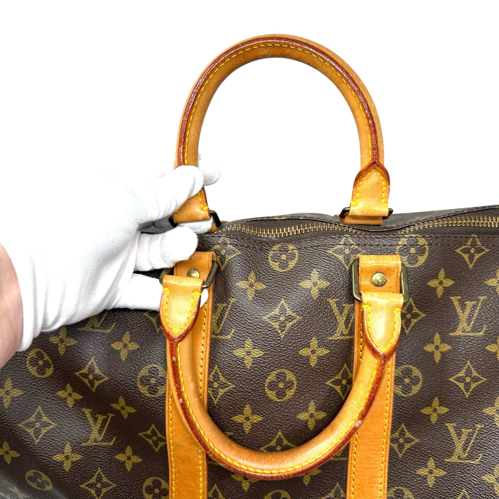 Louis Vuitton LV Monogram Keepall 45 Duffle Bag
