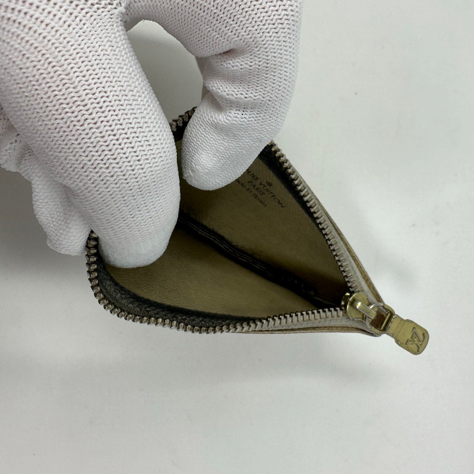 Louis Vuitton LV Damier Azure Coin Cles Pouch Keychain