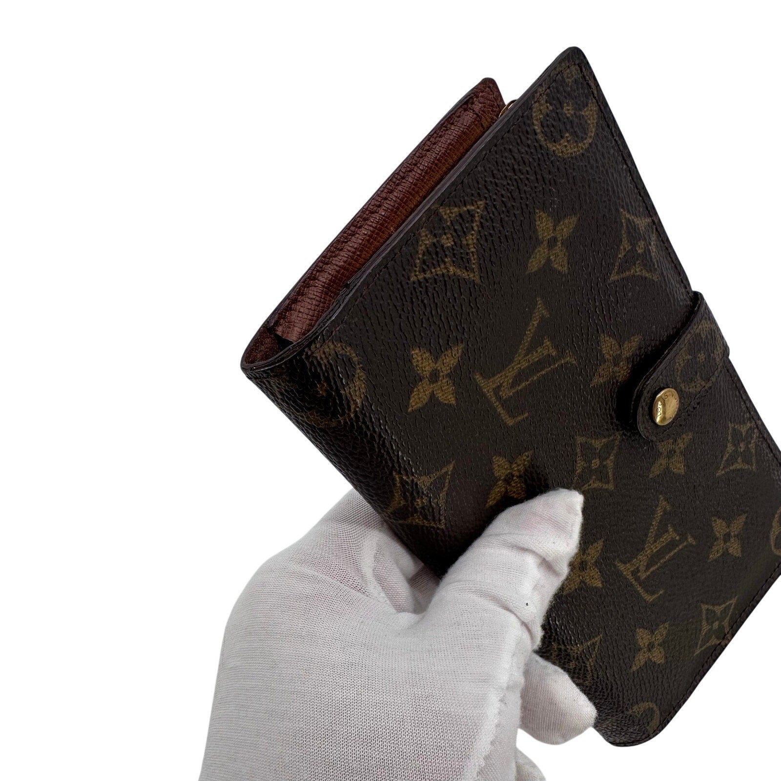 Louis Vuitton LV Monogram Kisslock Long Wallet