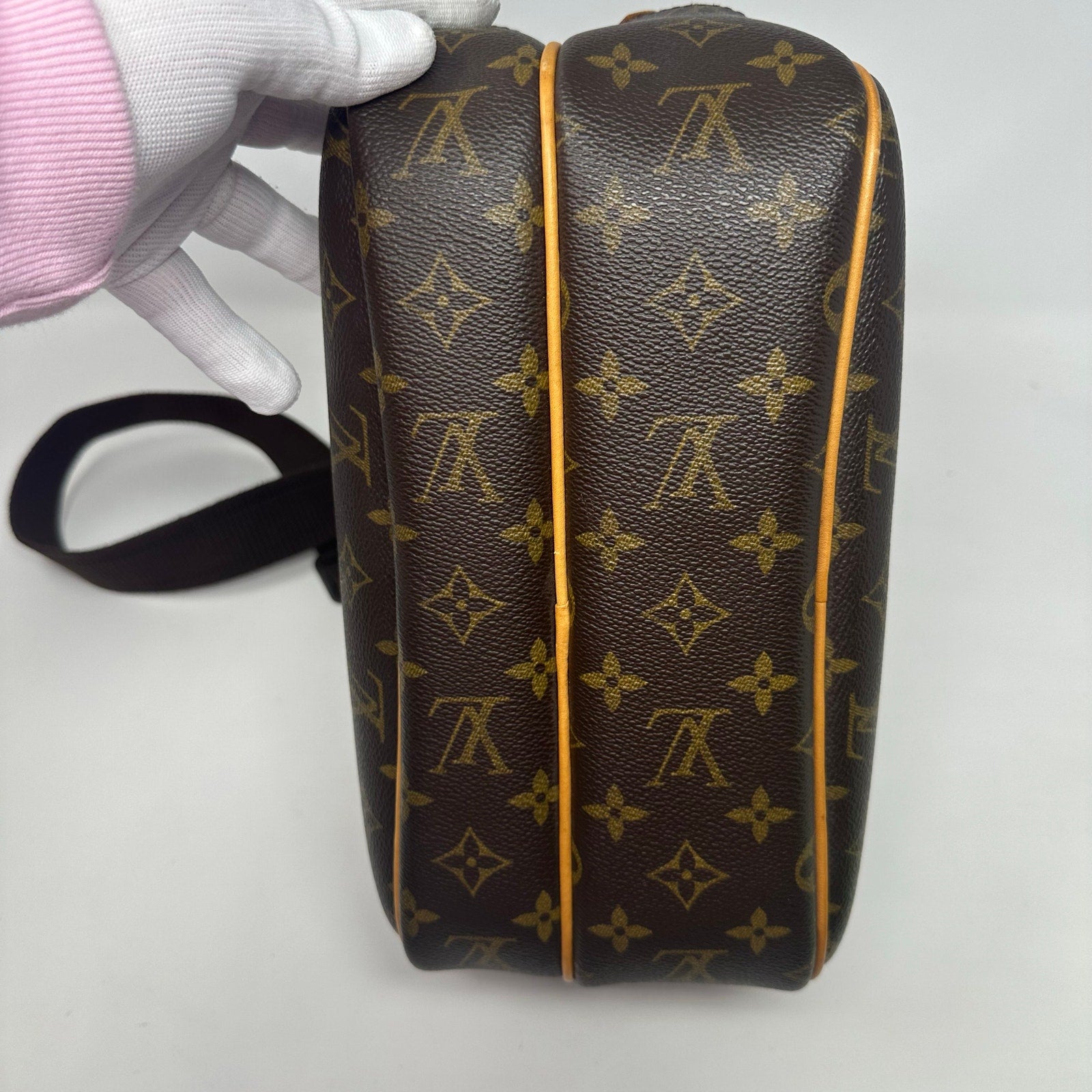 Louis Vuitton LV Monogram Reporter PM Crossbody Messenger Bag