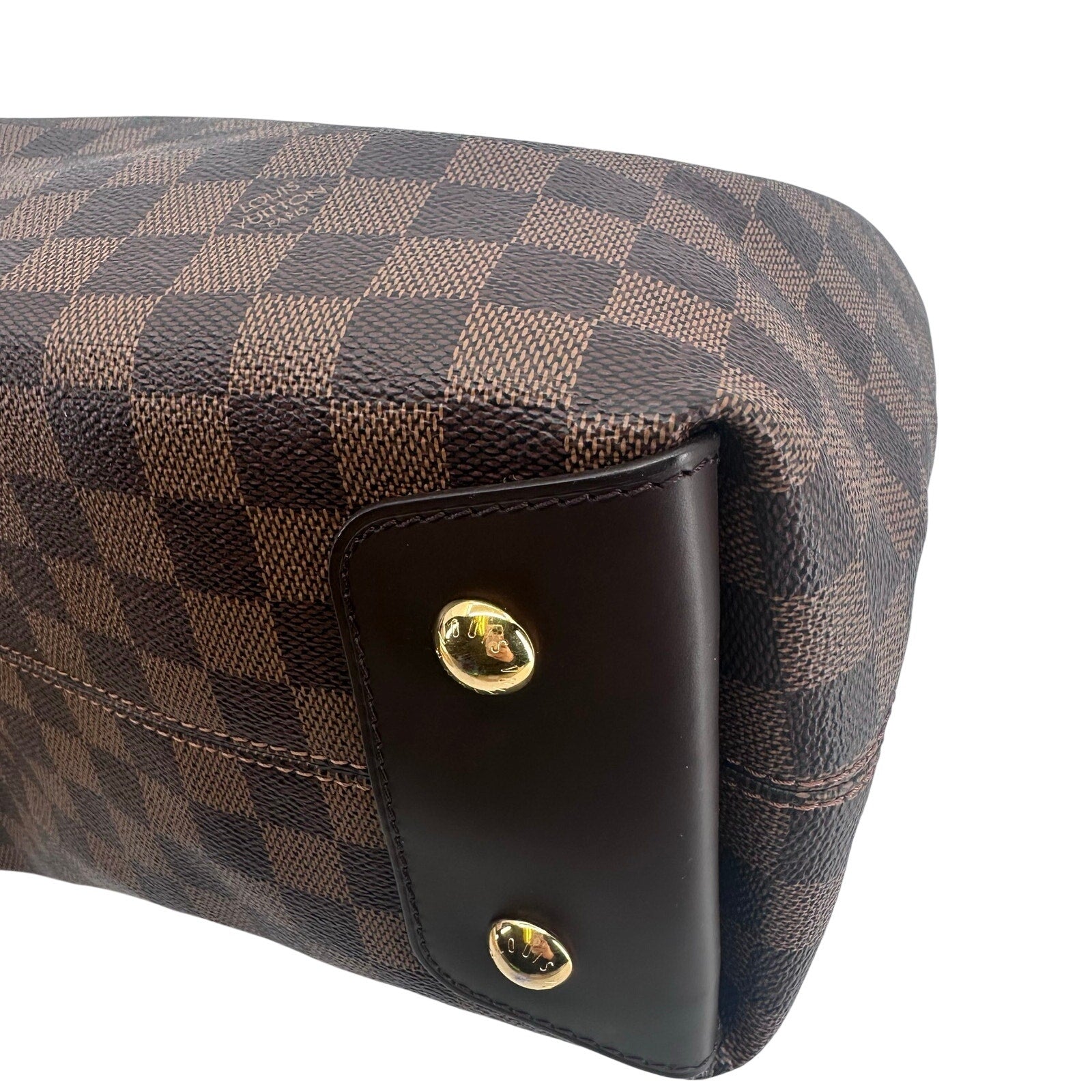 Louis Vuitton LV Damier Ebene Duomo Hobo Shoulder Bag Full Inclusion
