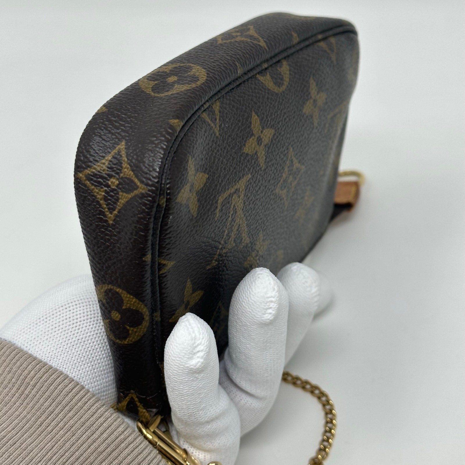 Louis Vuitton LV Limited Edition Monogram Trunks and Bags Mini Pochette