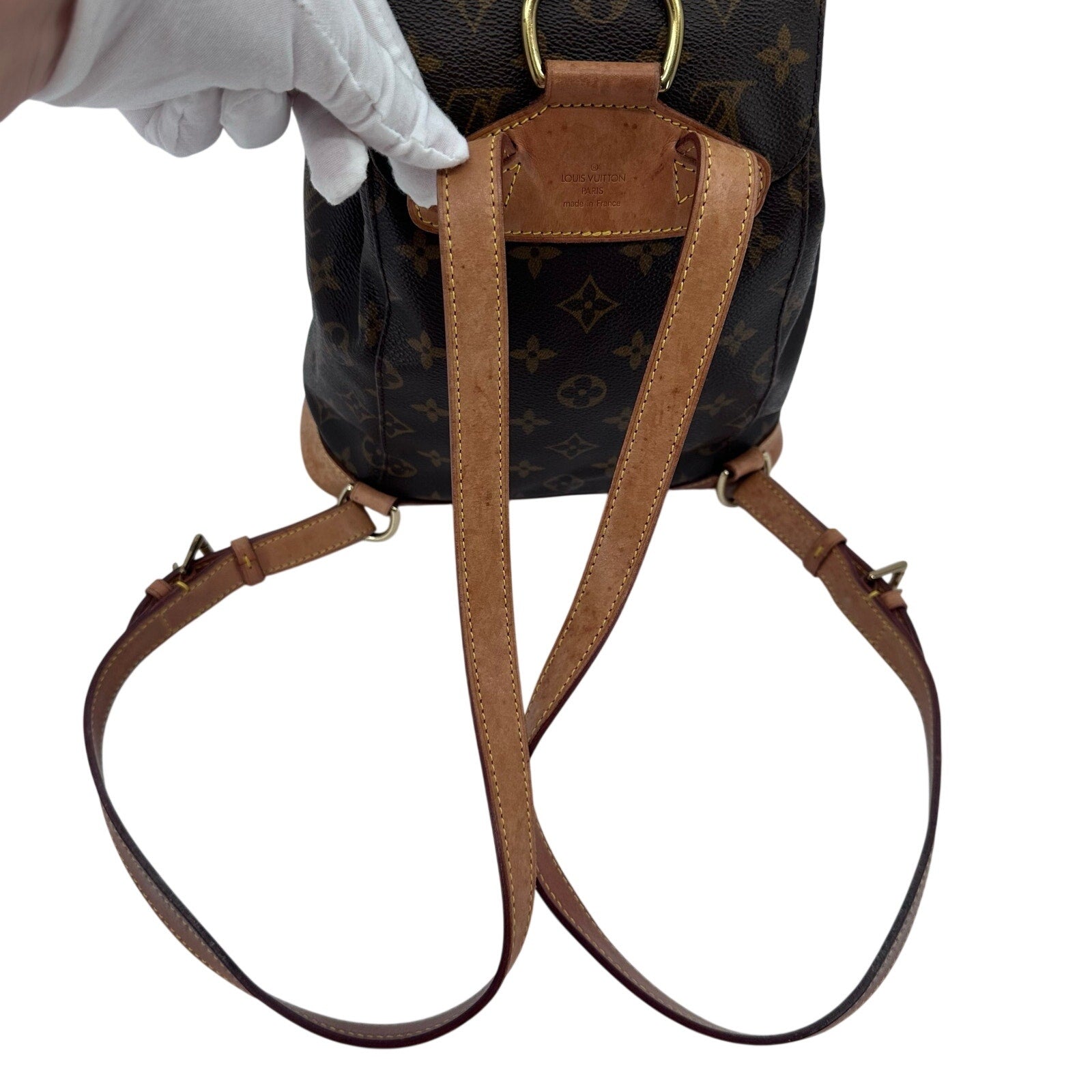 Louis Vuitton LV Monogram Montsouris MM Mini Backpack Bag