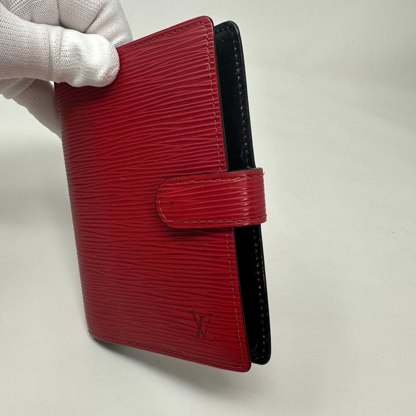 Louis Vuitton LV Diary Cover Agenda PM Epi Red
