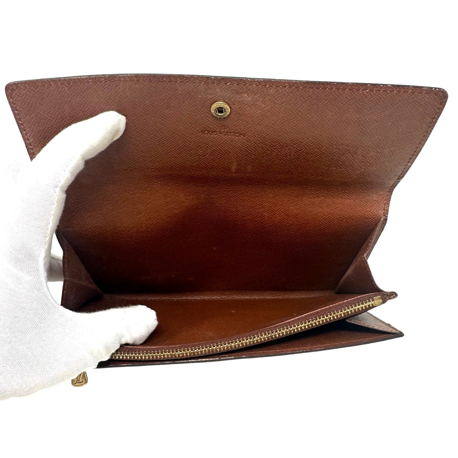 Louis Vuitton LV Monogram Long Sarah Wallet