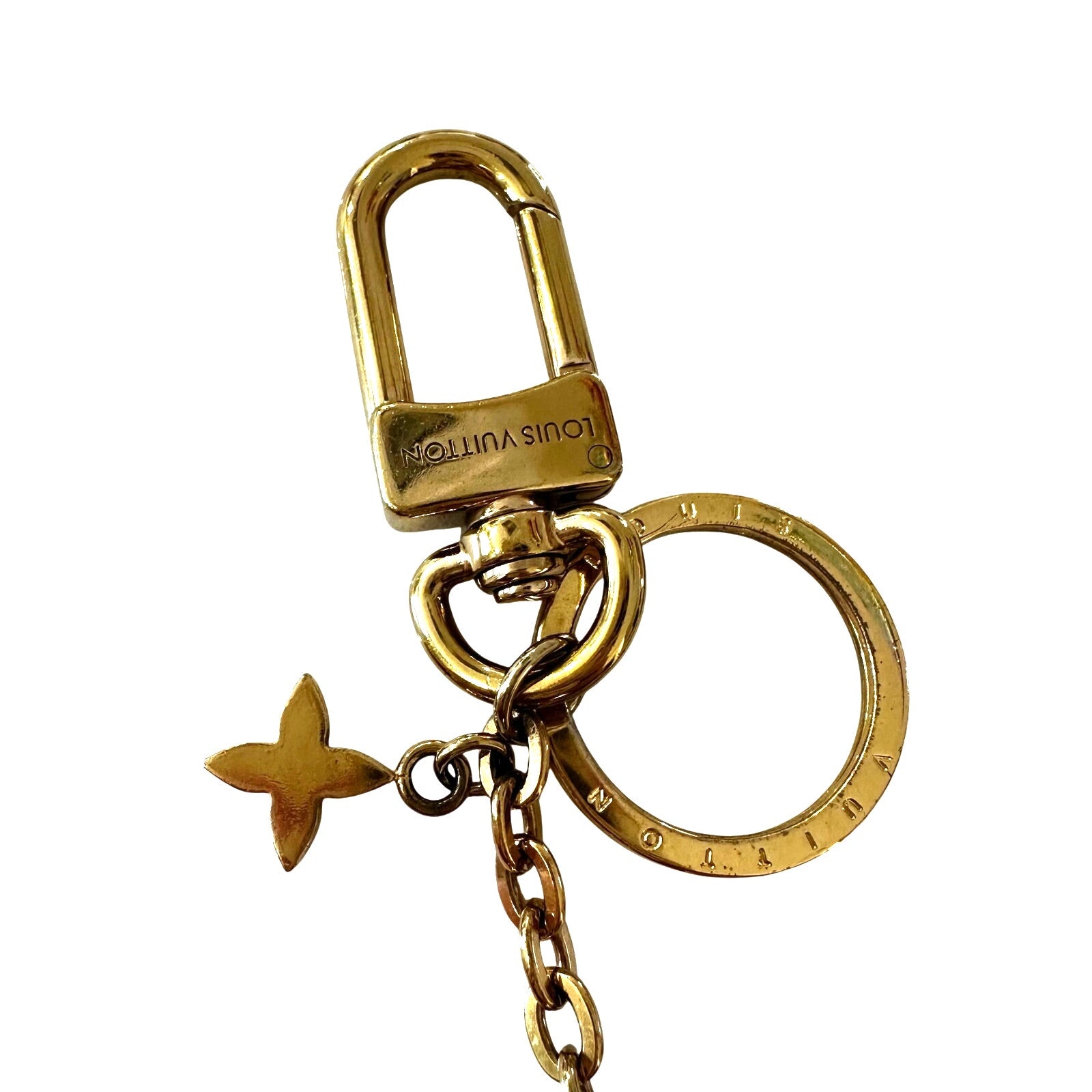 Louis Vuitton LV Porte Cles Blooming Flowers BB Bag Charm Keychain Pinks