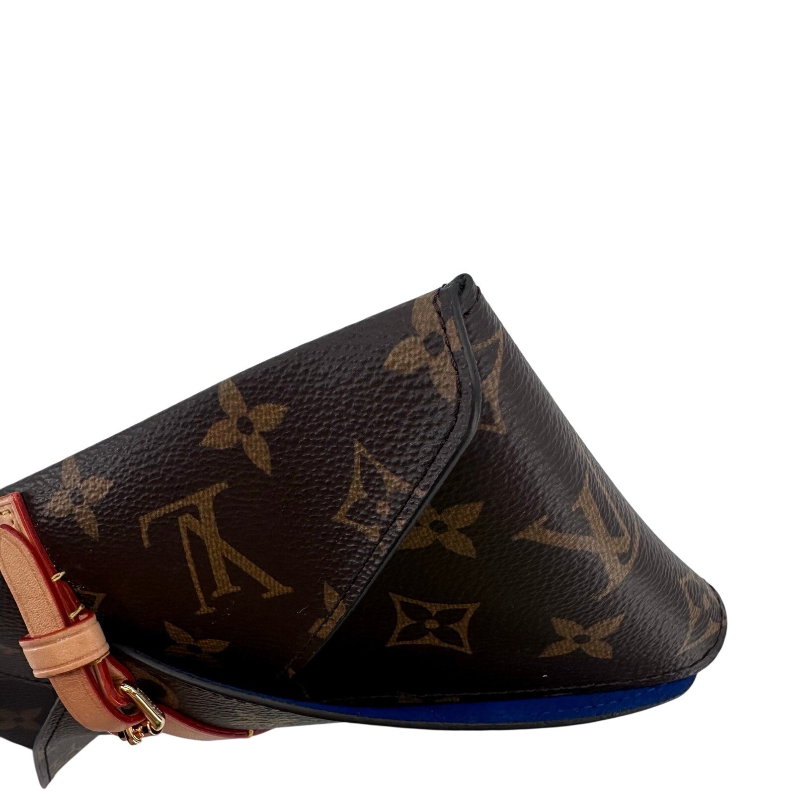 Louis Vuitton LV Monogram Metallic MNG Straw Pouch Set