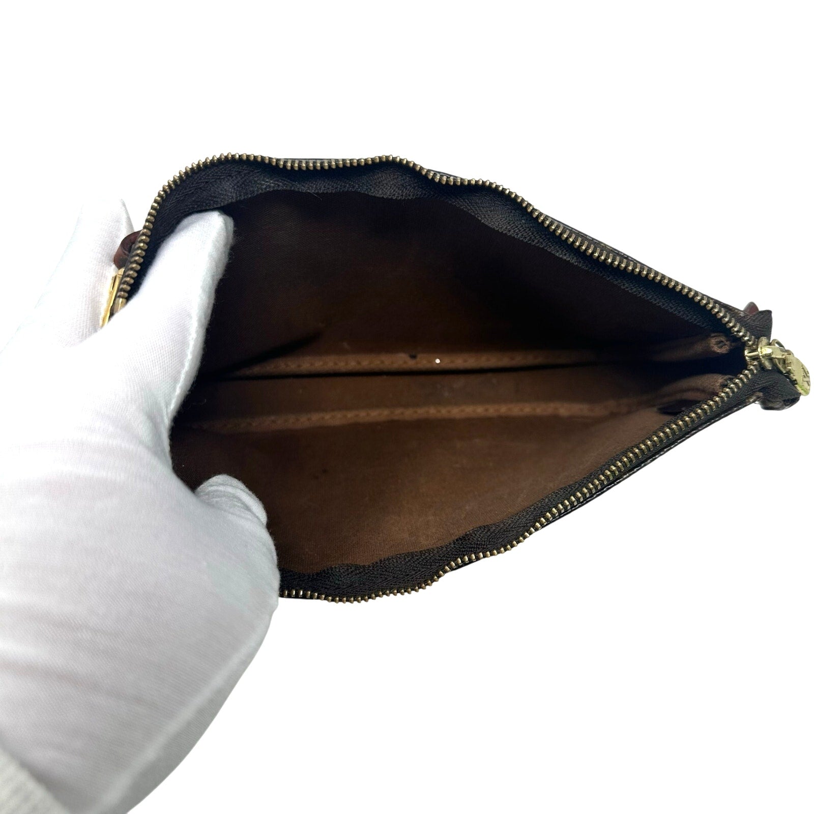 Louis Vuitton LV Monogram Pochette Clutch Bag