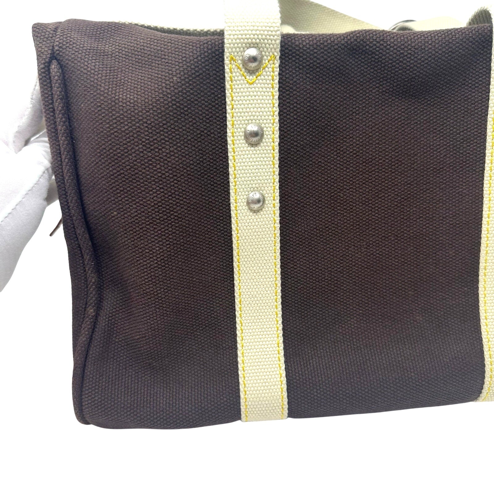 Louis Vuitton LV Cup Antigua Sac Weekender Duffle Bag Brown