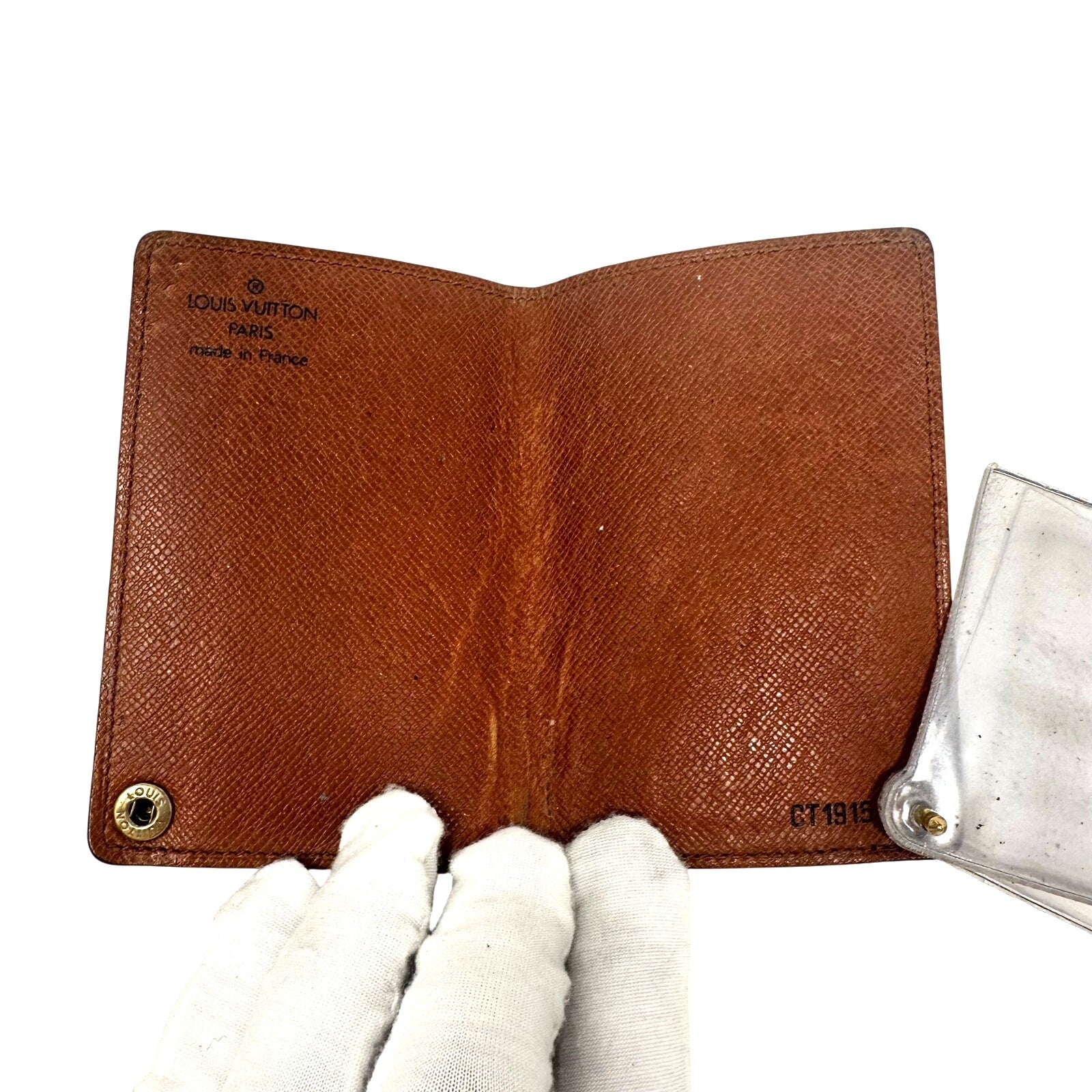 Louis Vuitton LV Monogram Porte Cartes Credit Pression Card Holder