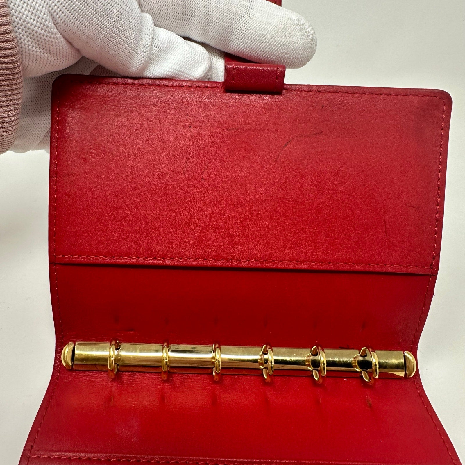 Louis Vuitton LV Agenda PM Cover Vernis Red