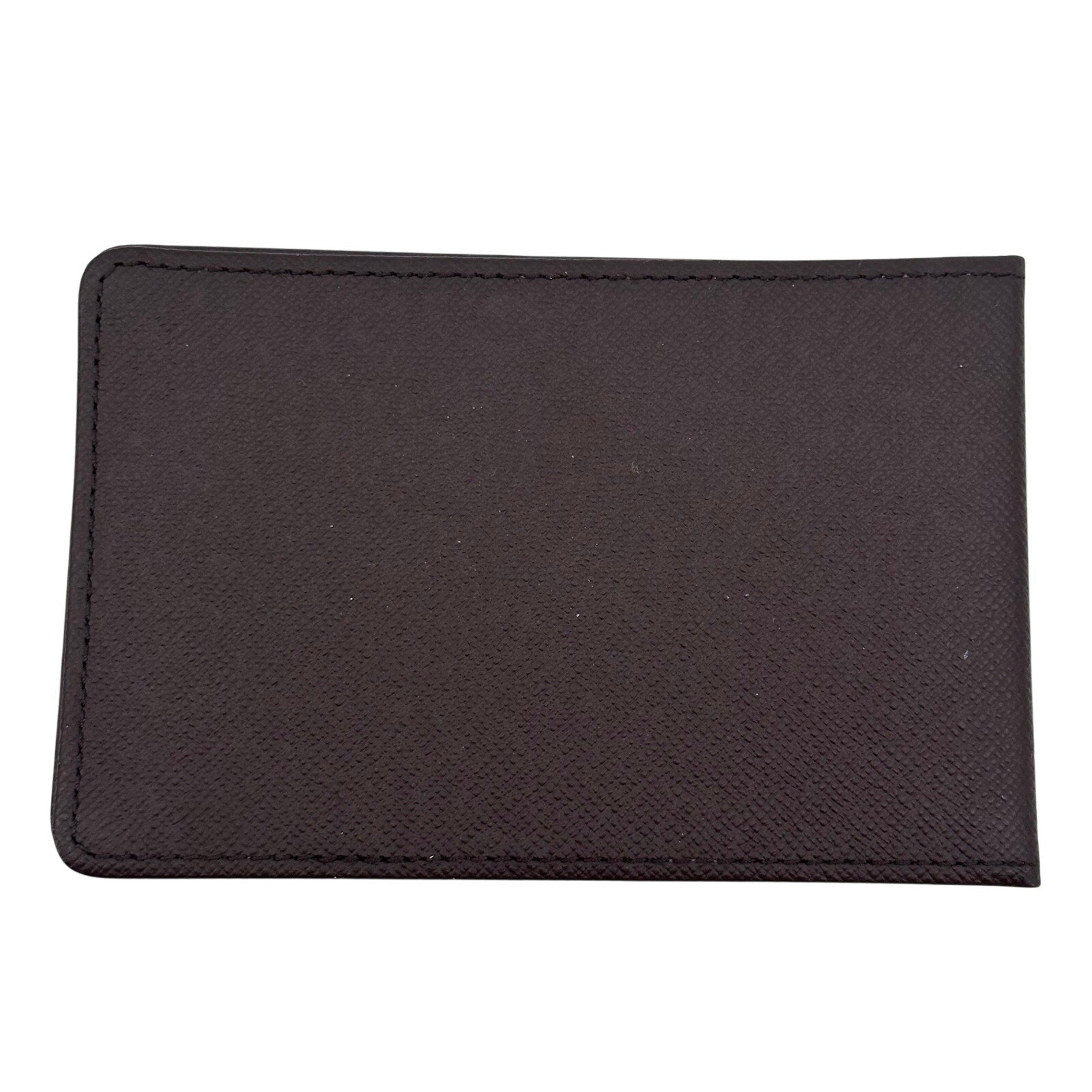 Louis Vuitton LV Espresso Brown Leather Card Holder