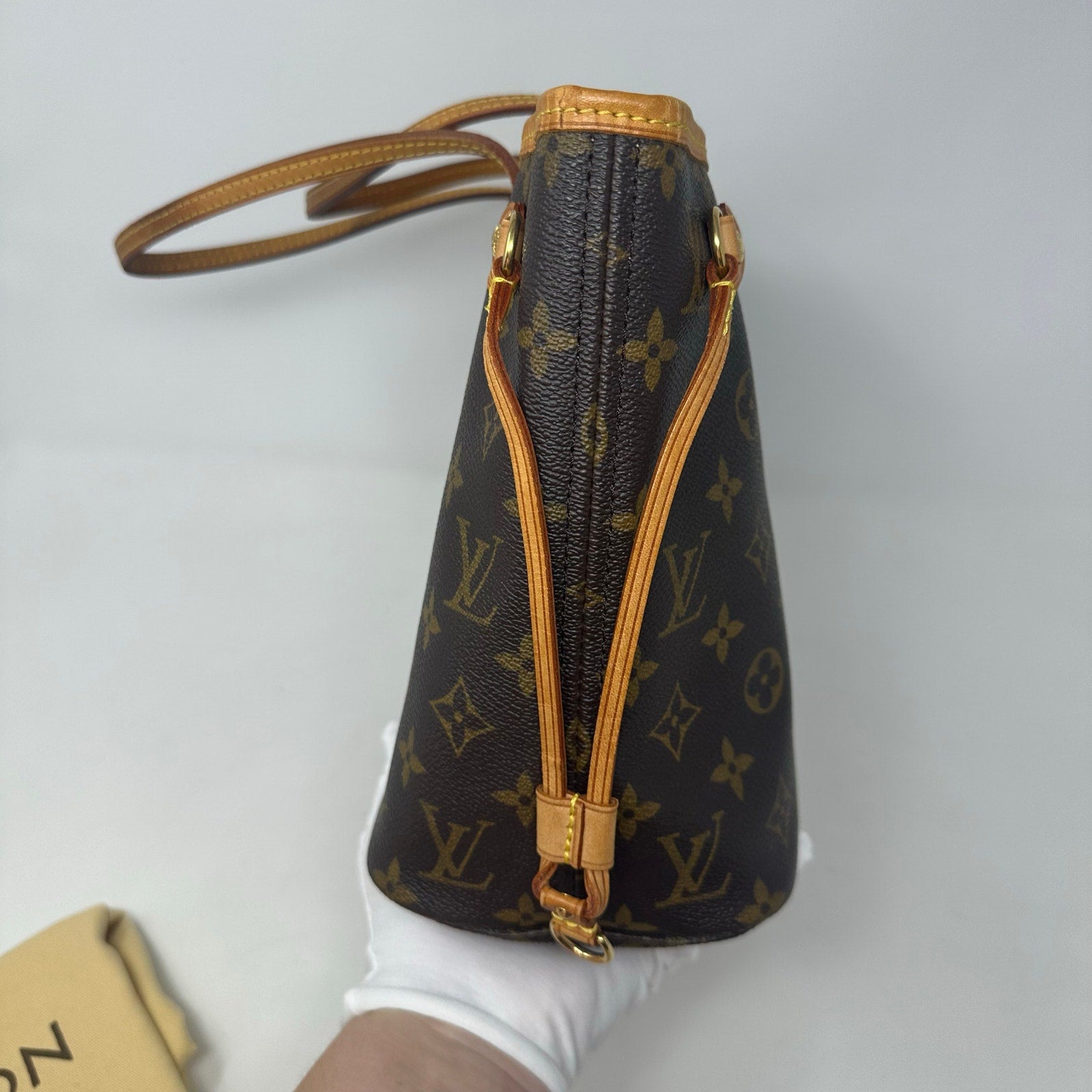 Louis Vuitton LV Monogram Neverfull PM Tote Shoulder Bag