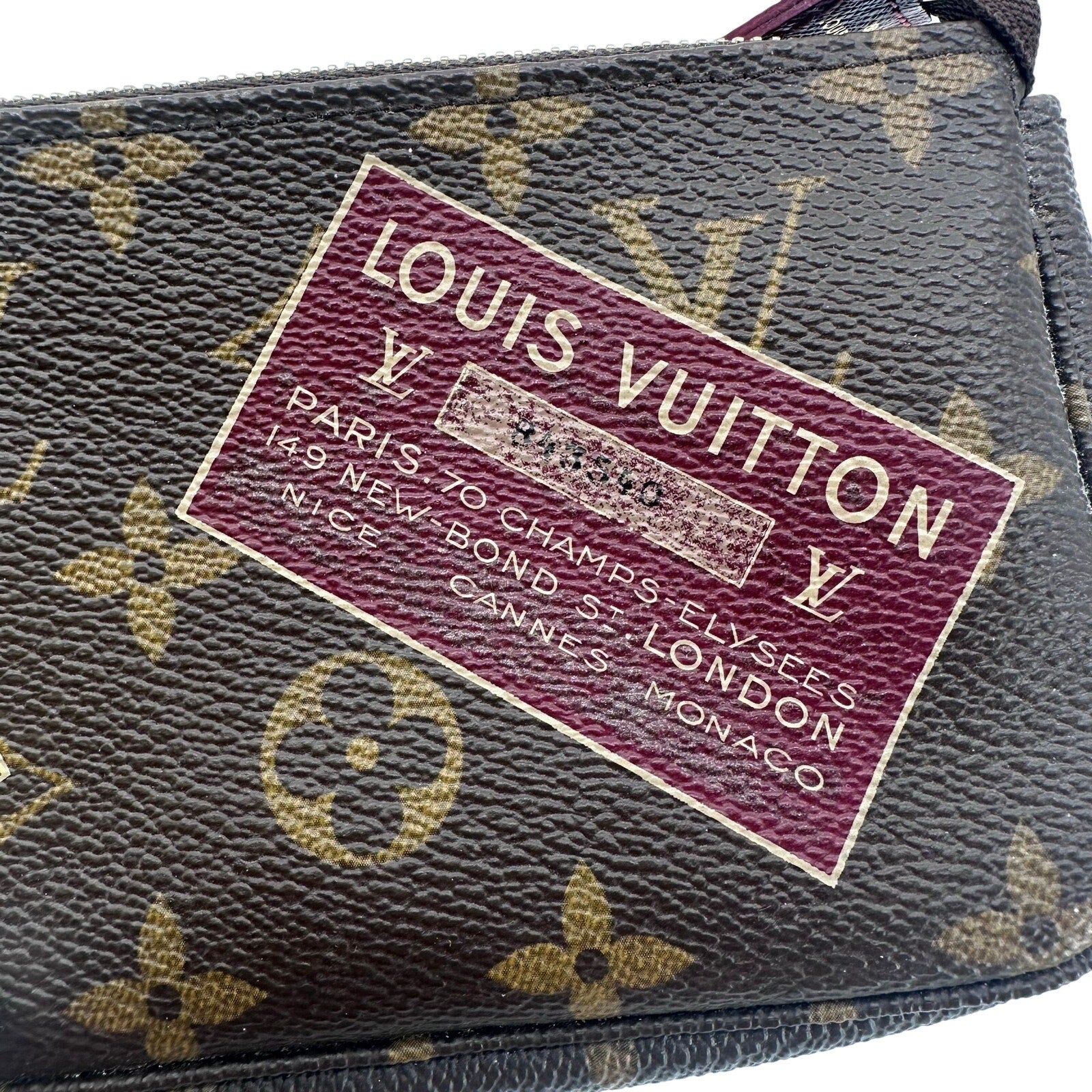 Louis Vuitton LV Monogram Limited Edition Wardrobe Trunks Mini Pochette Full Set
