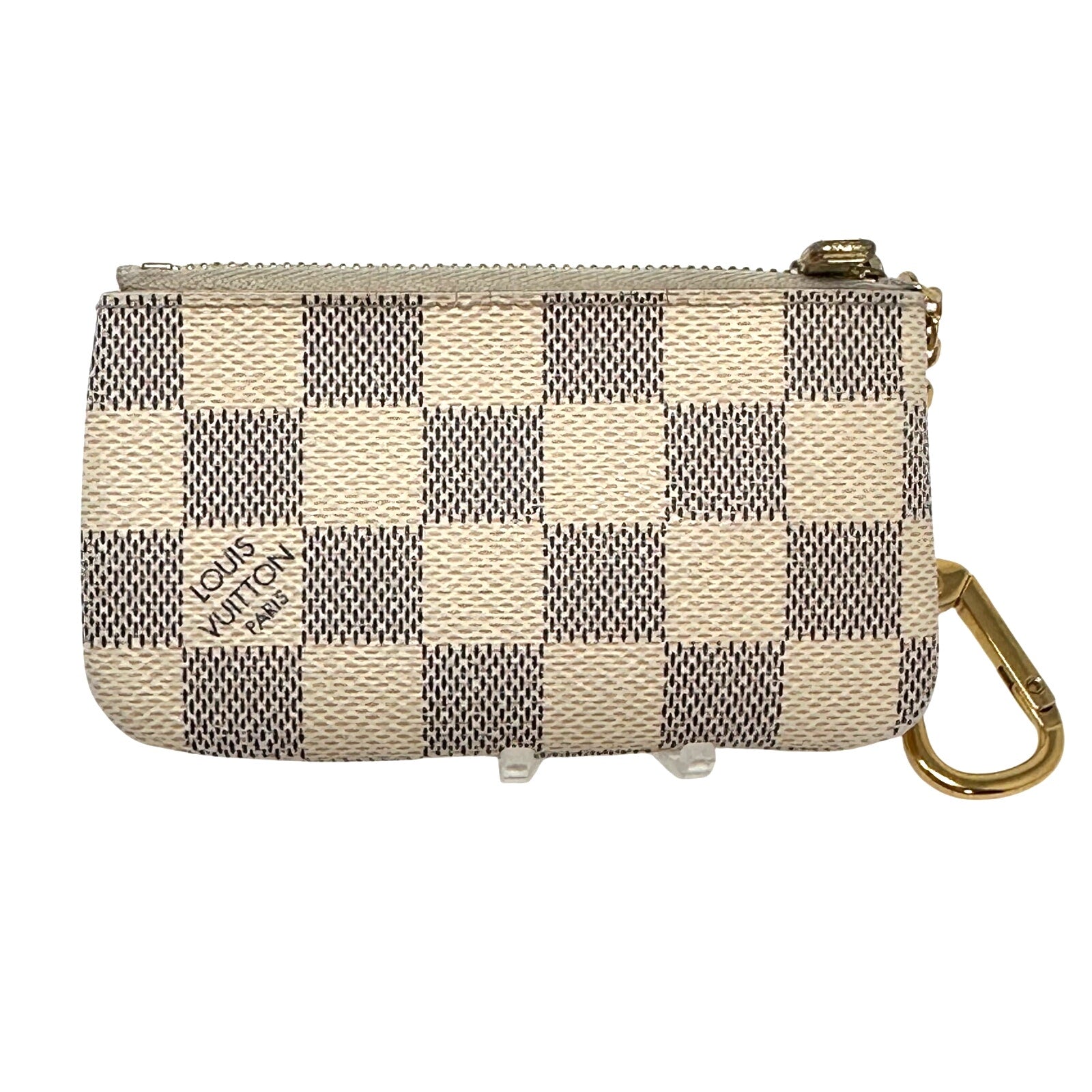 Louis Vuitton LV Damier Azure Coin Key Cles Zip Pouch Keychain