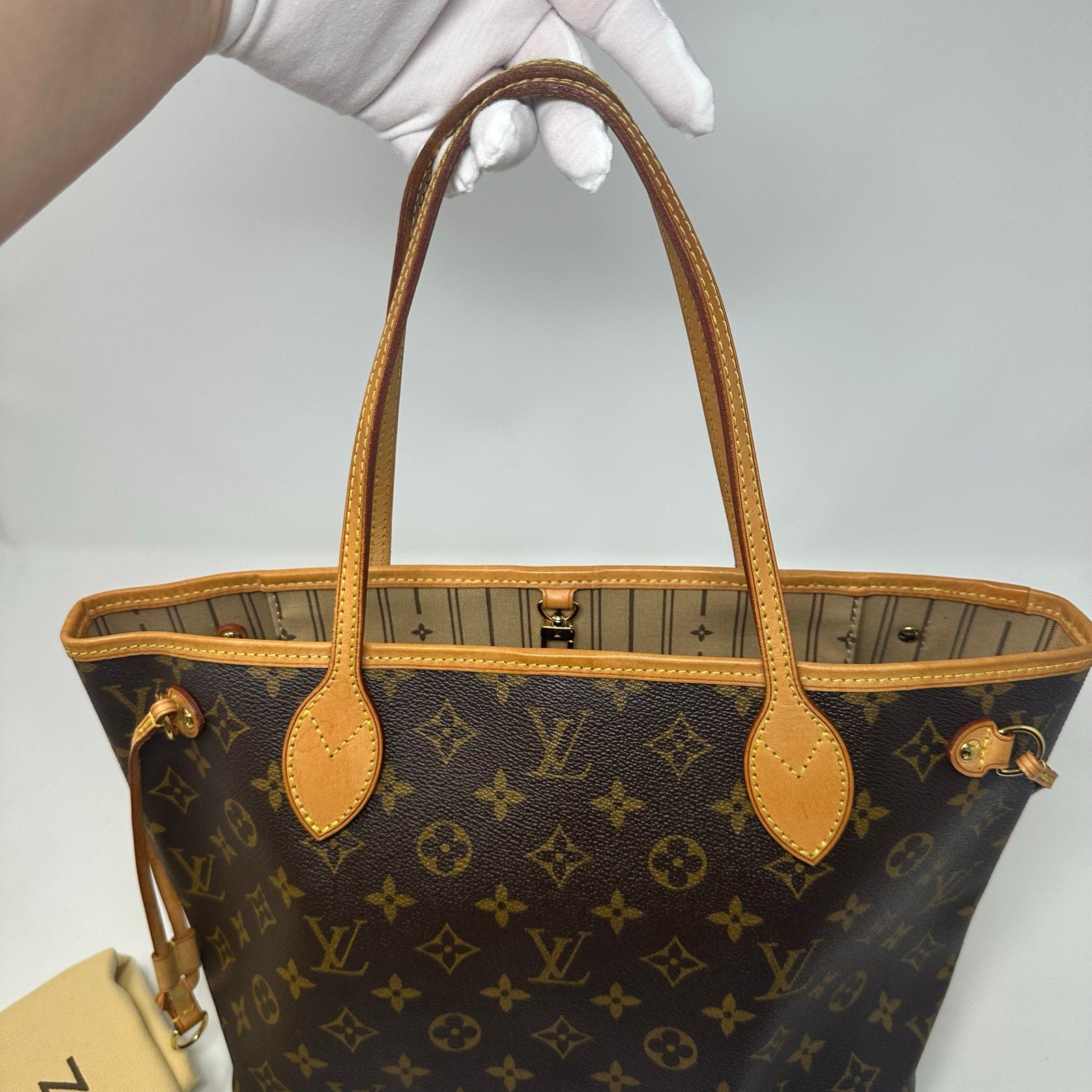Louis Vuitton LV Monogram Neverfull PM Tote Shoulder Bag