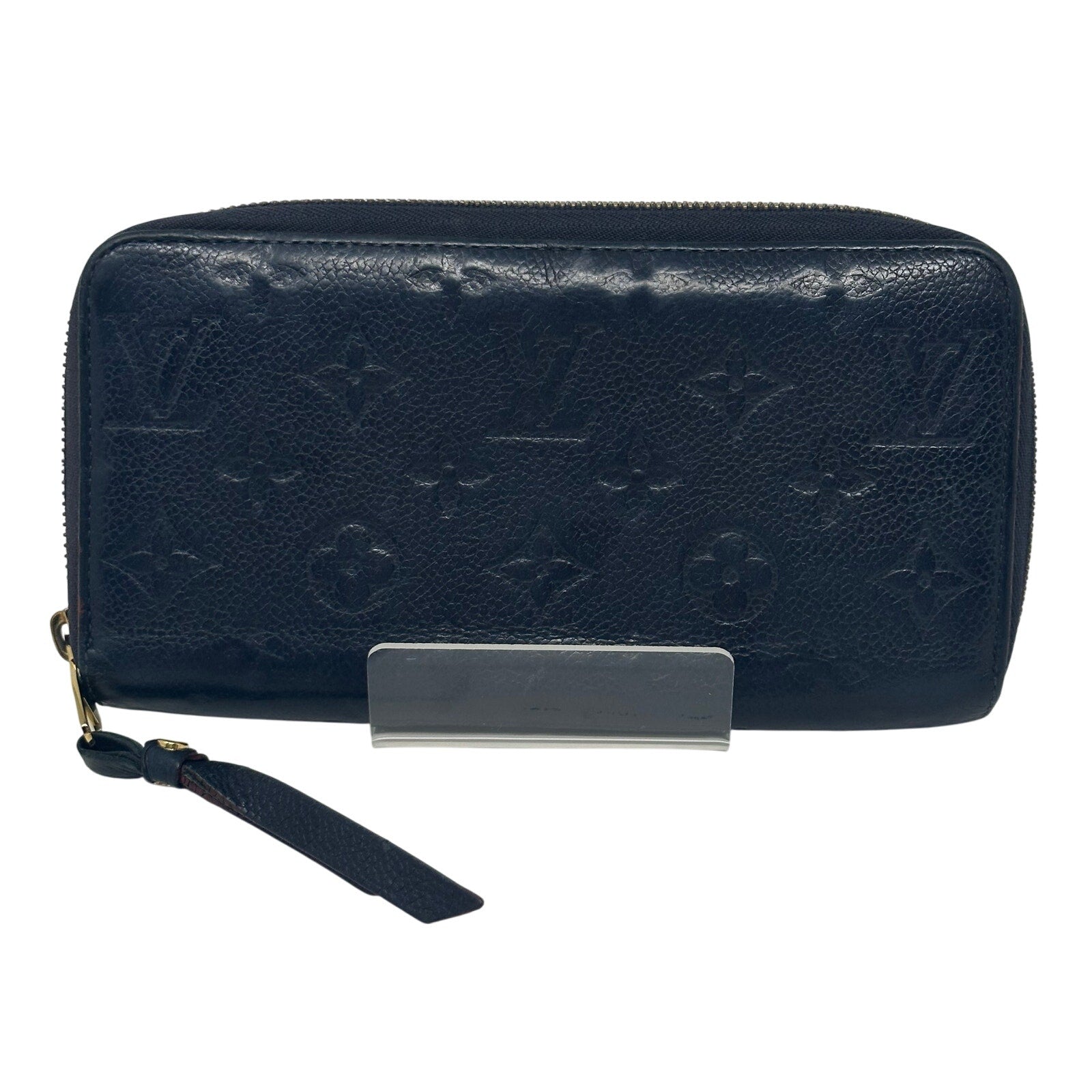 Louis Vuitton LV Zippy Vertical Round Monogram Empreinte Long Wallet Blue