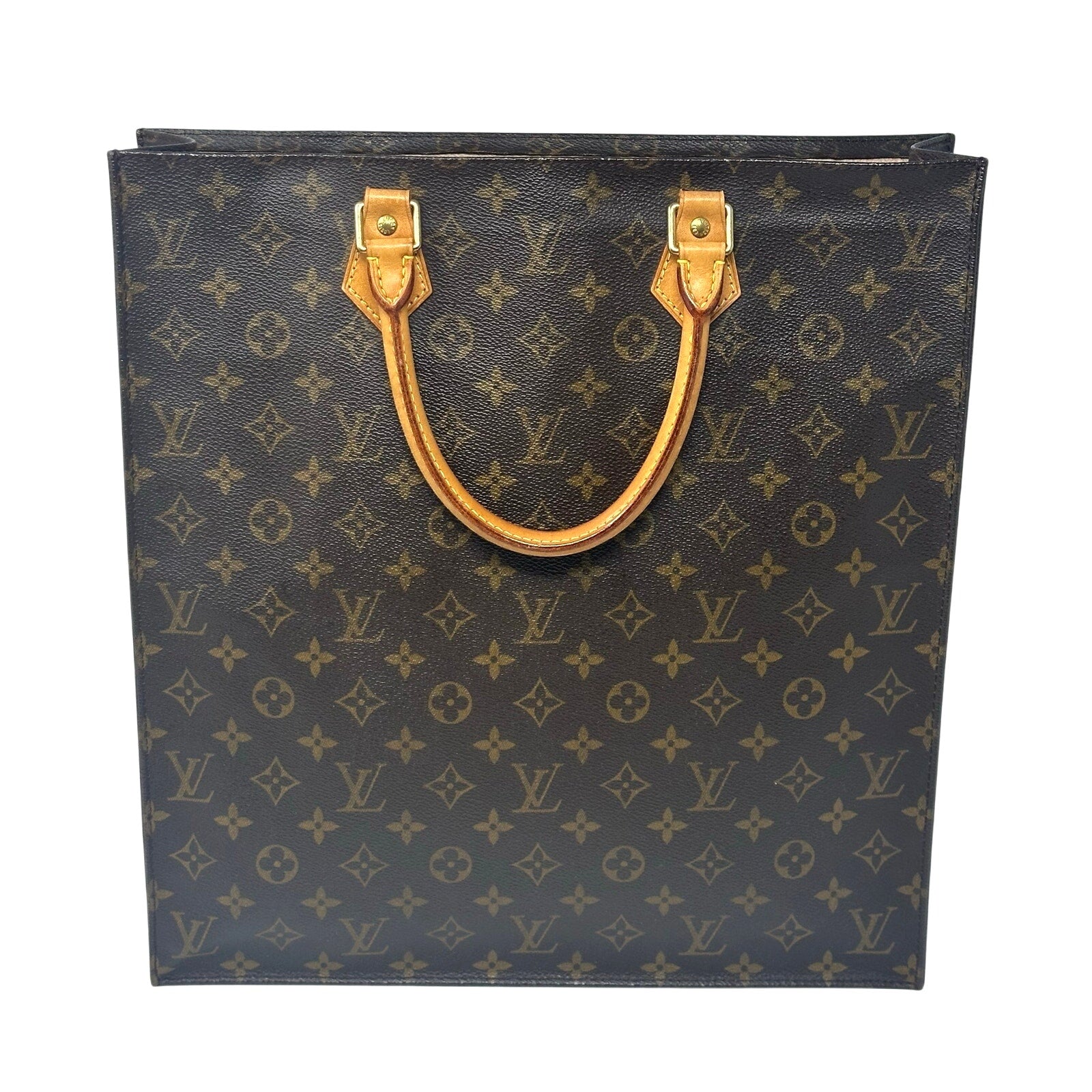 Louis Vuitton LV Monogram Sac Plat Tote Bag