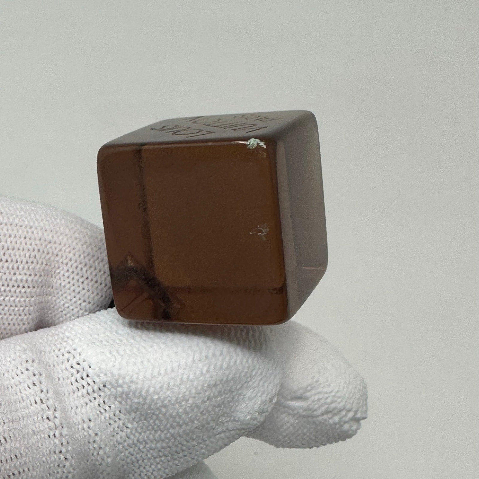 Louis Vuitton LV Transparent Hair Tie Bobbles Clear Brown