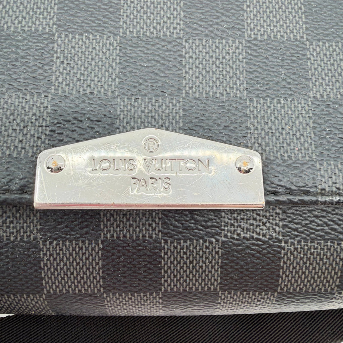Louis Vuitton LV Damier Graphite District PM Messenger Crossbody Bag