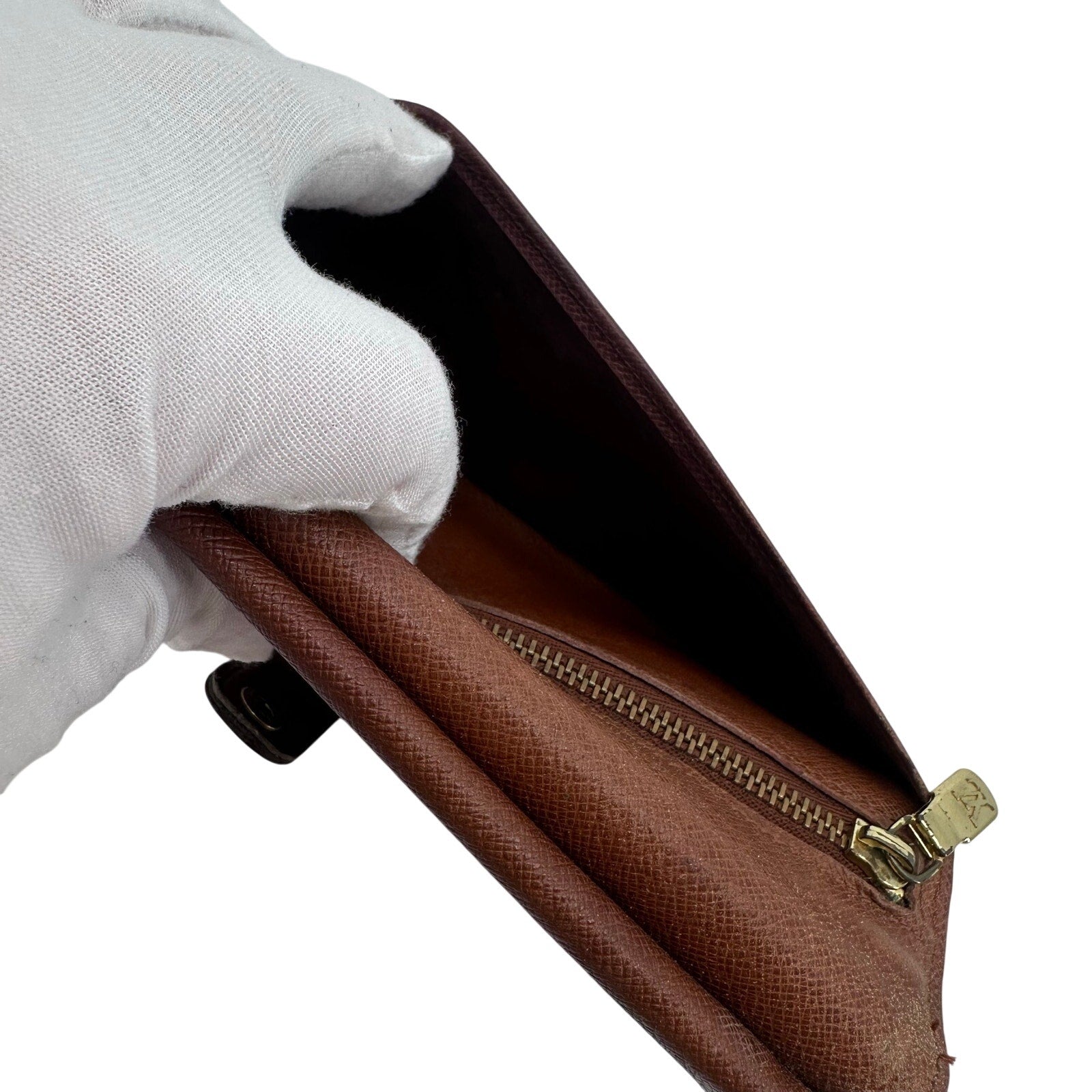Louis Vuitton LV Monogram Kisslock Long Wallet