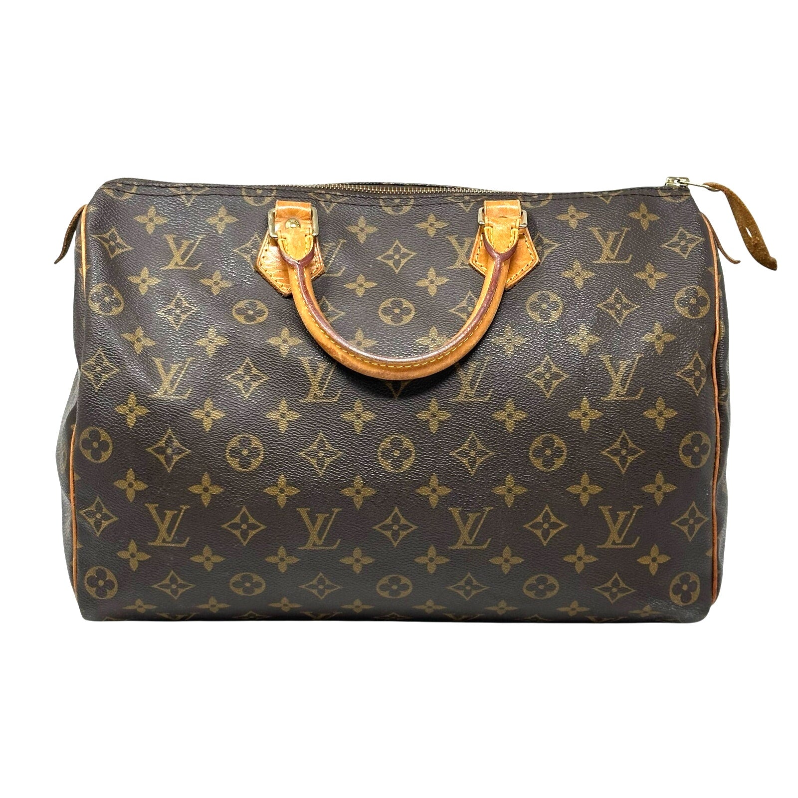 Louis Vuitton LV Monogram Speedy 35 Boston Bag