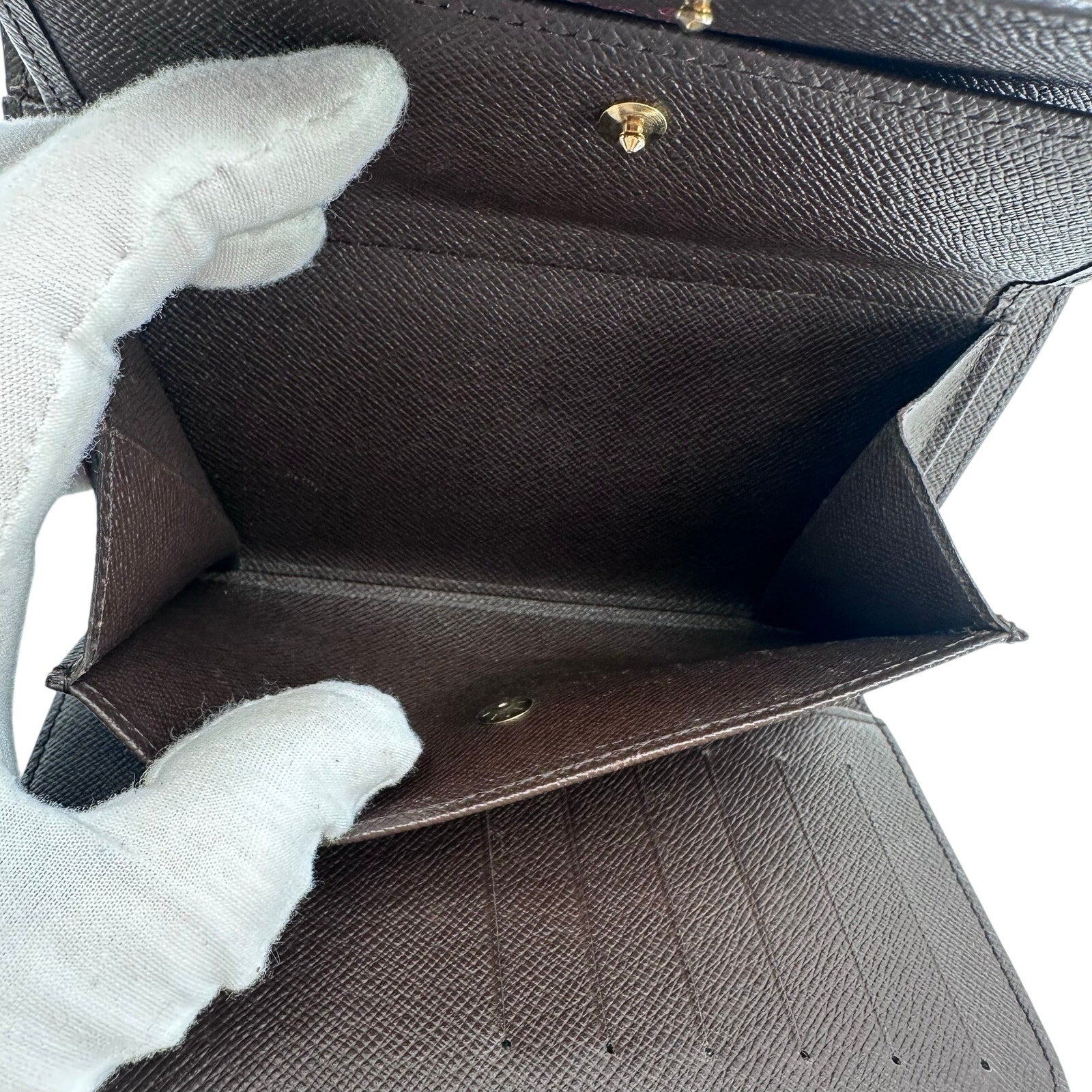 Louis Vuitton LV Damier Ebene Porte Tresor Etui Papie International Wallet