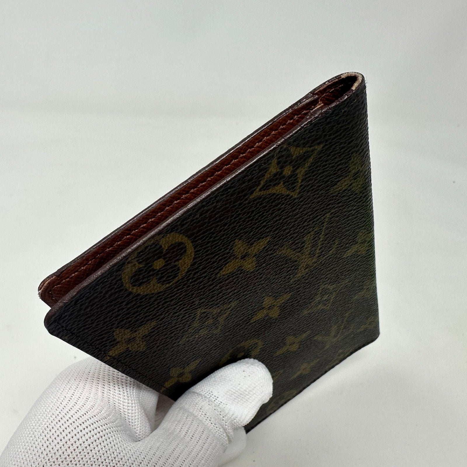 Louis Vuitton LV Monogram Brazza Tall Bifold Wallet