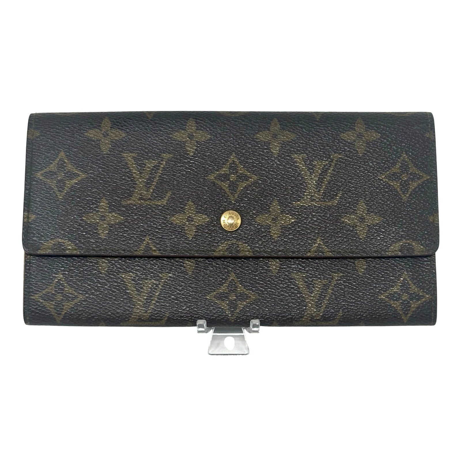 Louis Vuitton LV Monogram Long Sarah Wallet