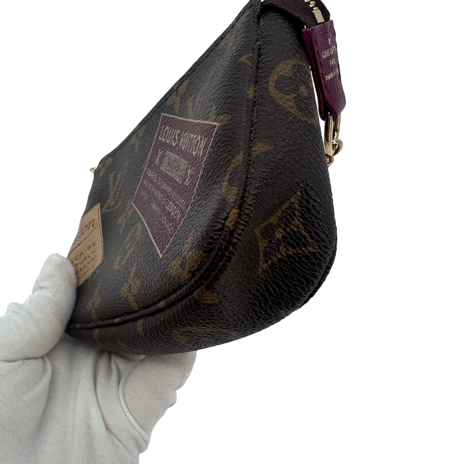 Louis Vuitton LV Monogram Limited Edition Wardrobe Trunks Mini Pochette Full Set