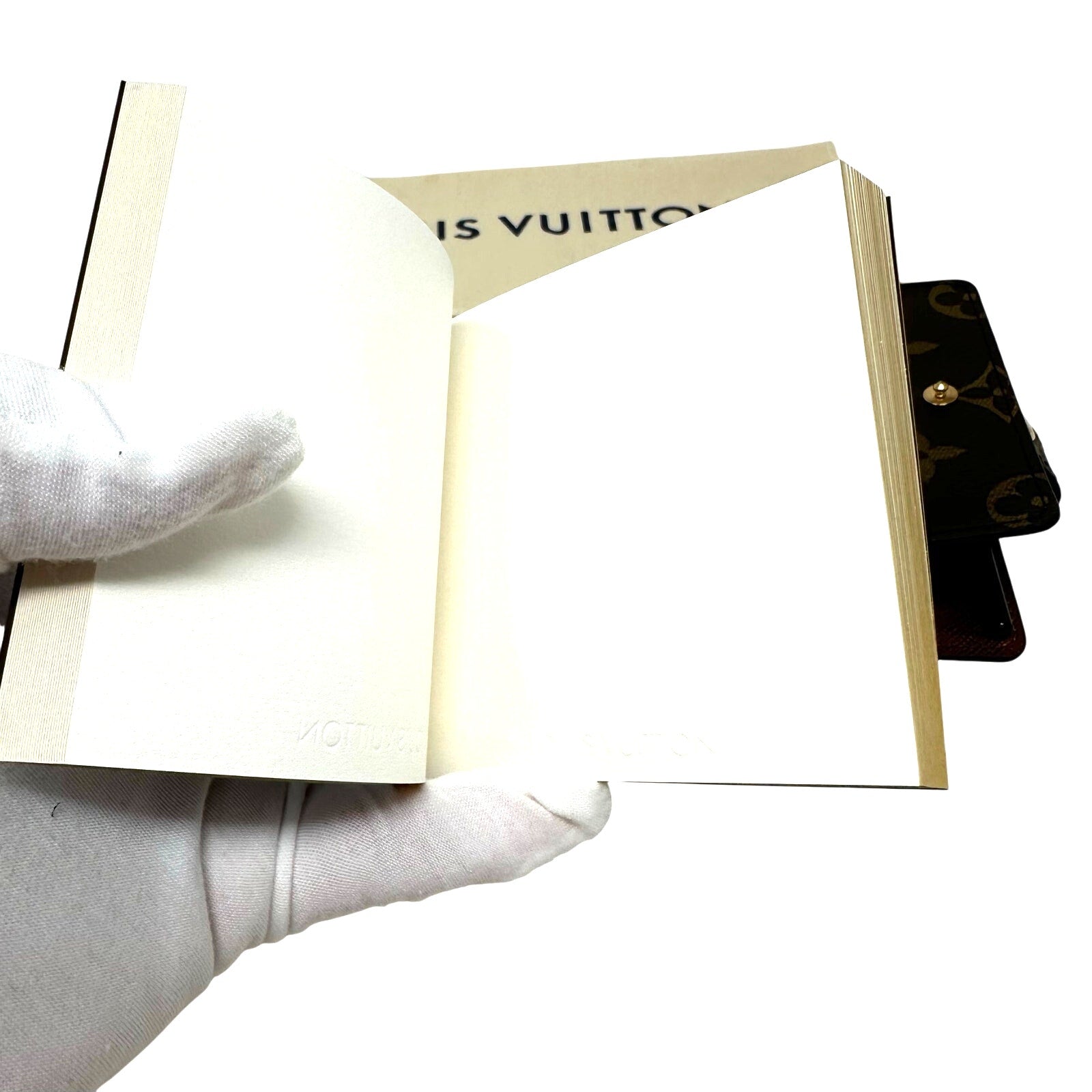 Louis Vuitton LV Monogram “Take Action For Tokyo” 2008 Limited Edition Mini Notebook & Pencil