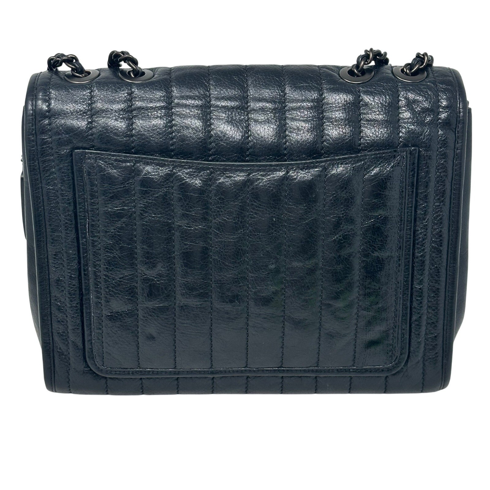 Coach Vintage Melody 29 Quilted Leather Shoulder Bag Crossbody Black