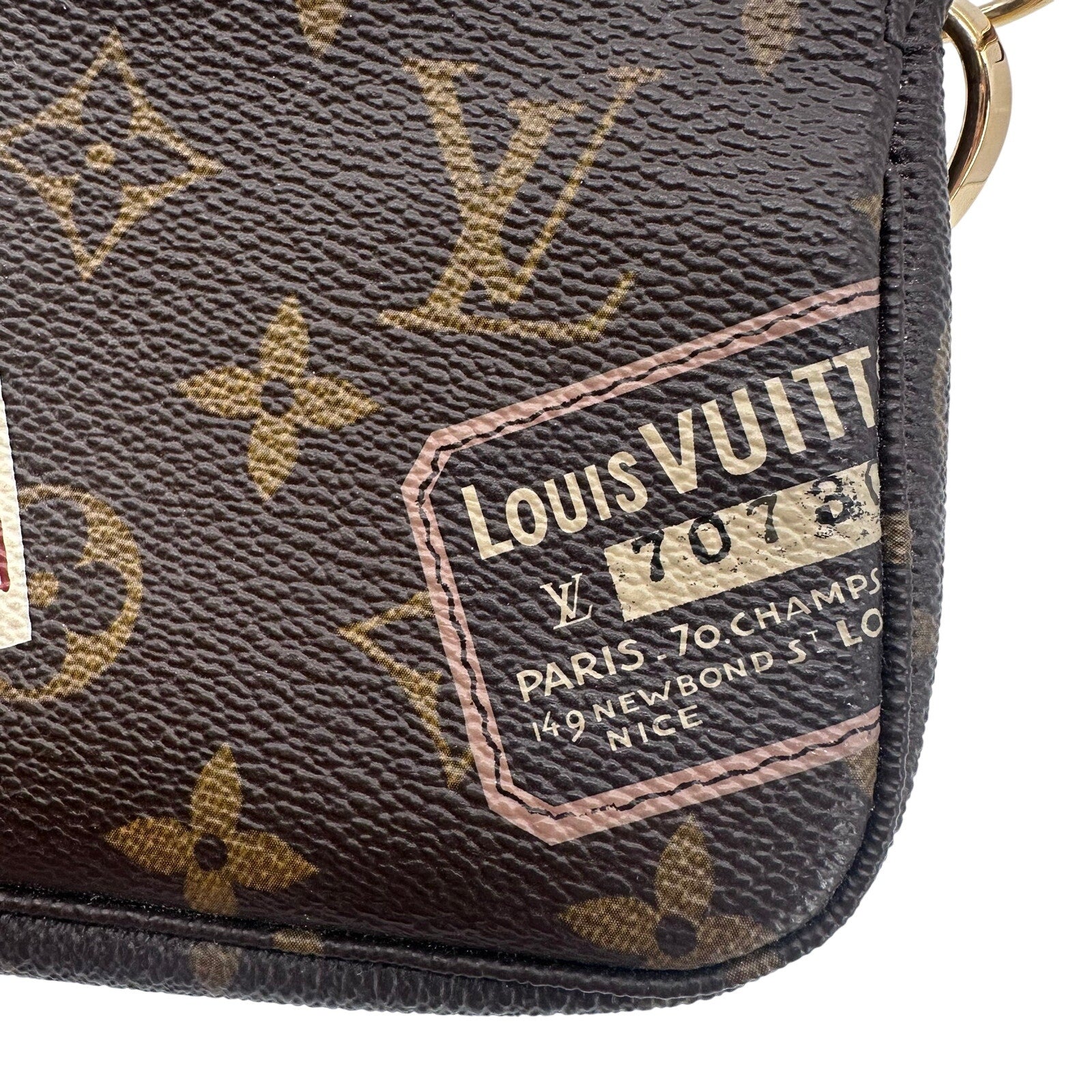 Louis Vuitton LV Monogram Limited Edition Wardrobe Trunks Mini Pochette Full Set