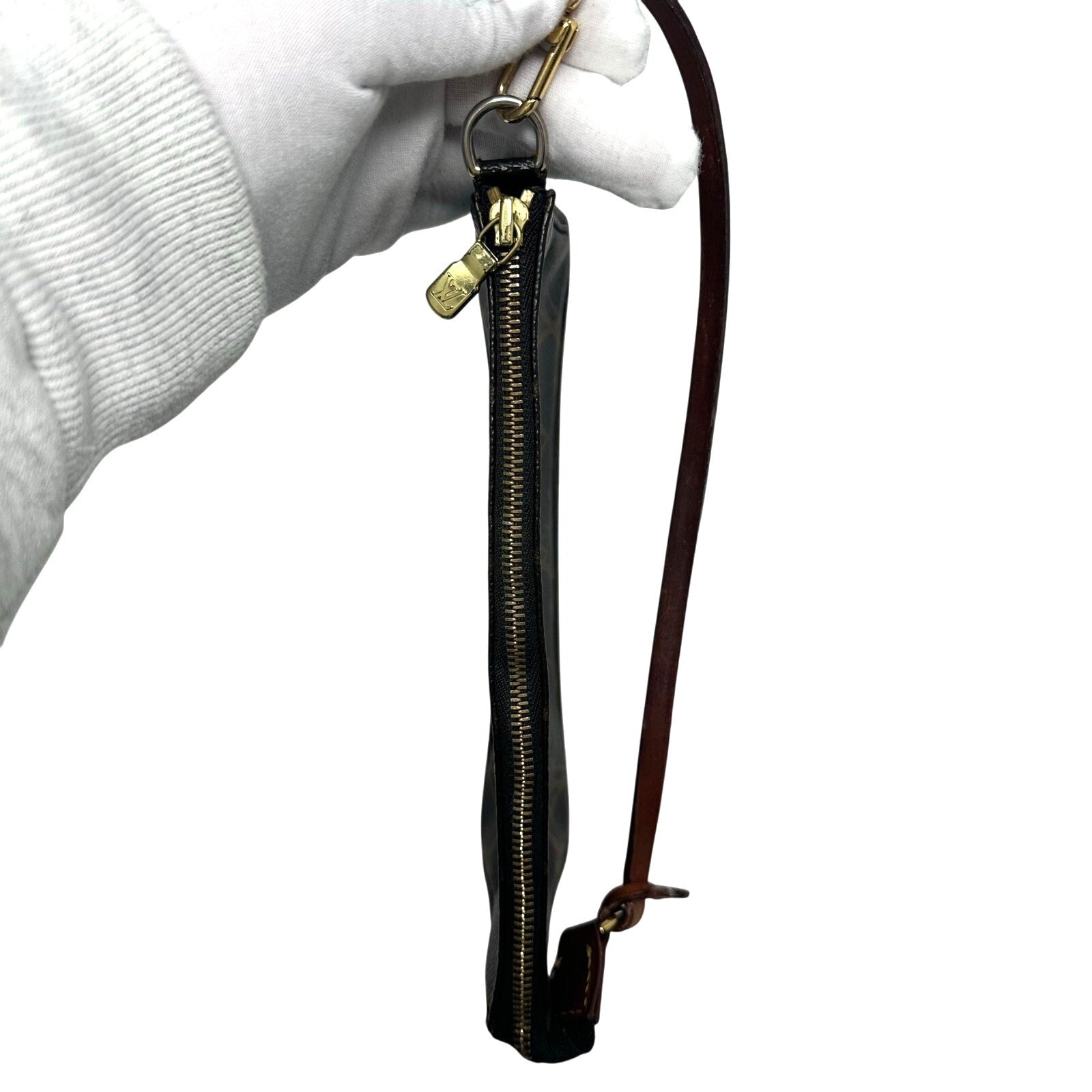 Louis Vuitton LV Monogram Pochette Clutch Bag