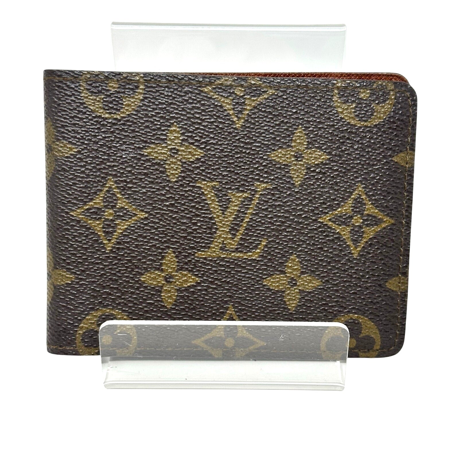 Louis Vuitton LV Monogram Crossover Style Bifold Wallet